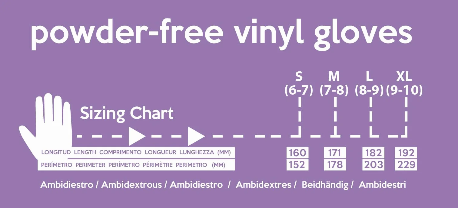 Guanti monouso in vinile Taglia L Confezione da 100 Trasparente by Amazon