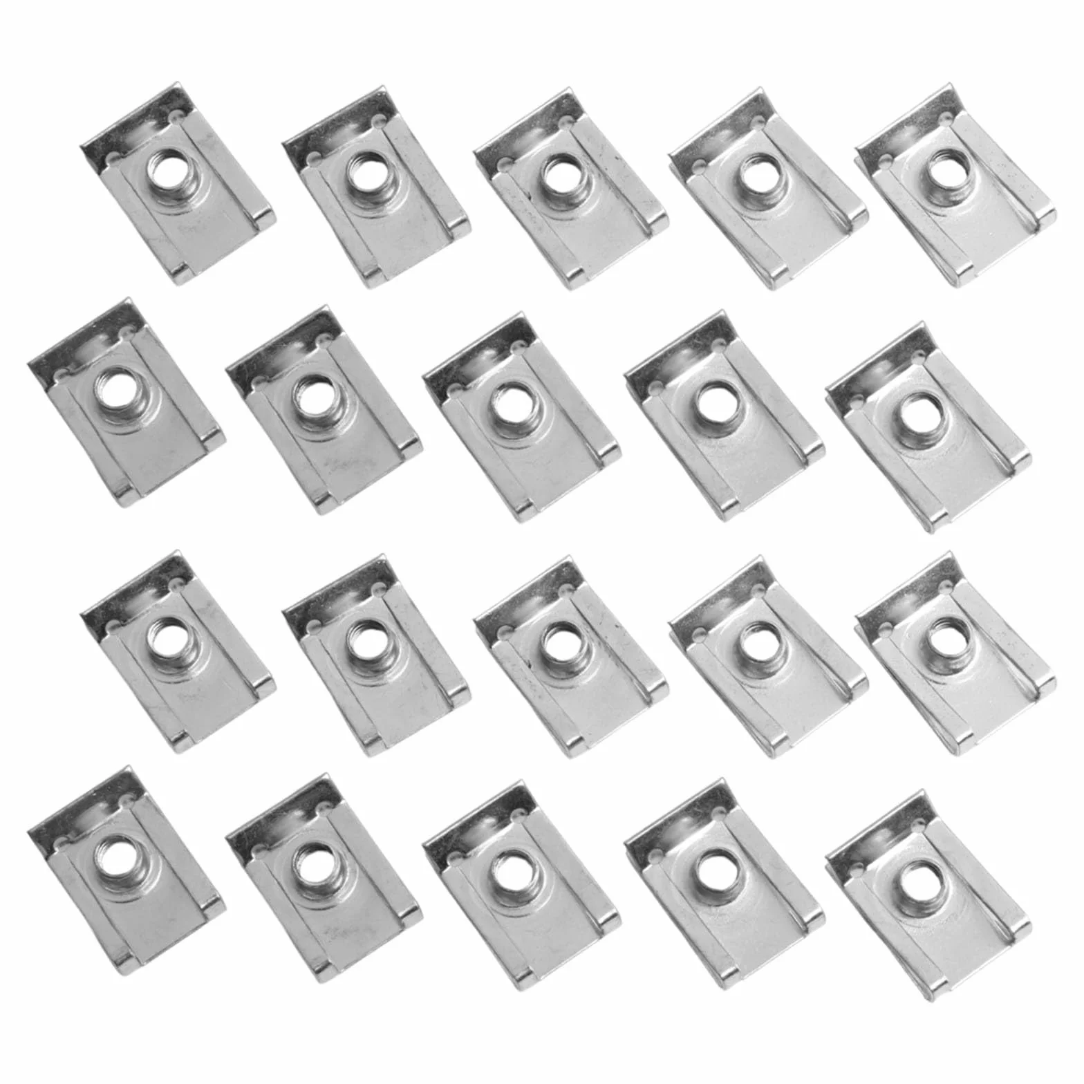 Clip a U in metallo zincato M5 M6 M8 per canna fumaria veicoli