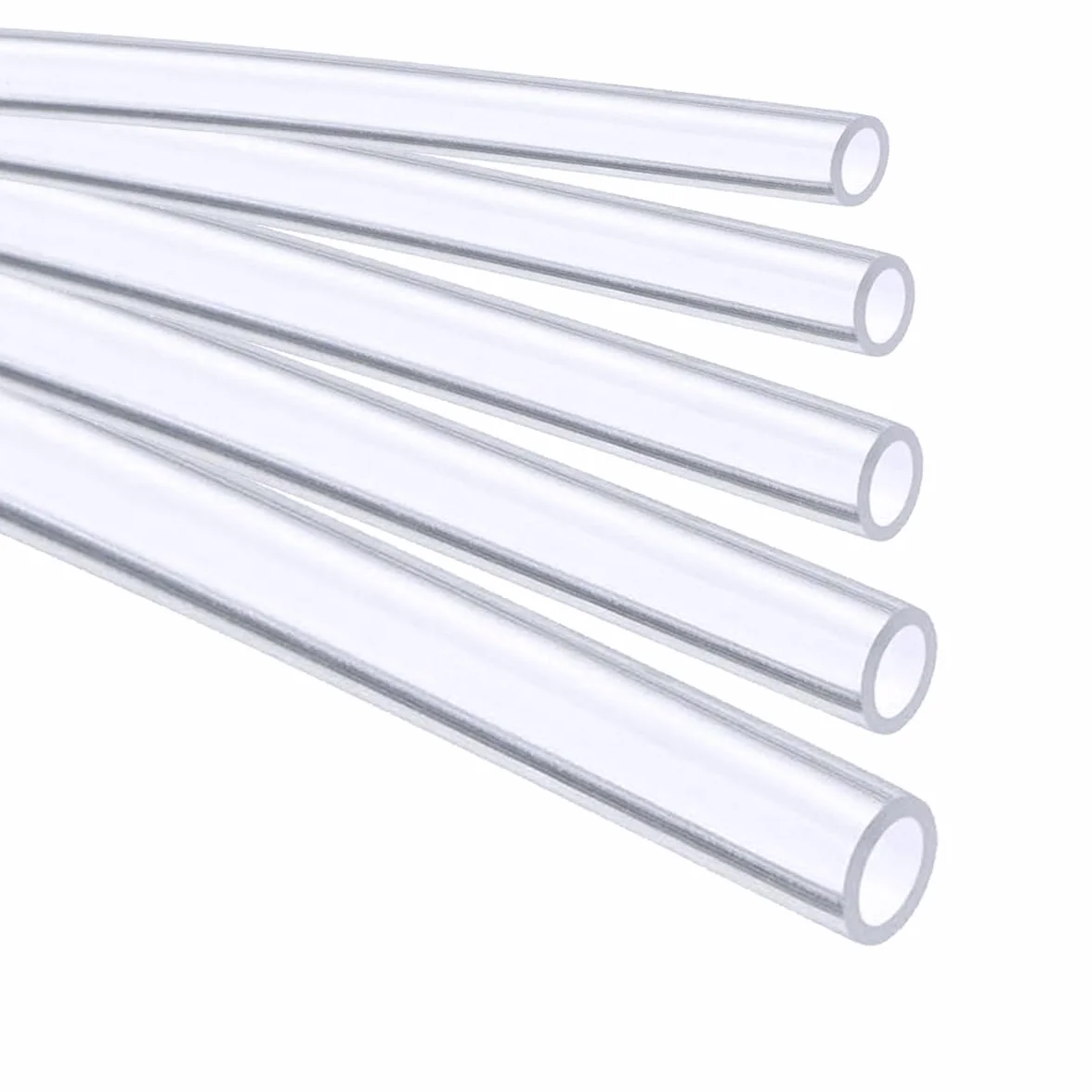 Tubo Flessibile in Silicone 12mm ID x OD 14mm Spessore della Parete 1mm Tubo Trasparente dell'acqua 2 Metros Resistenza ad Alta Temperatura, non Facilmente Deformabile