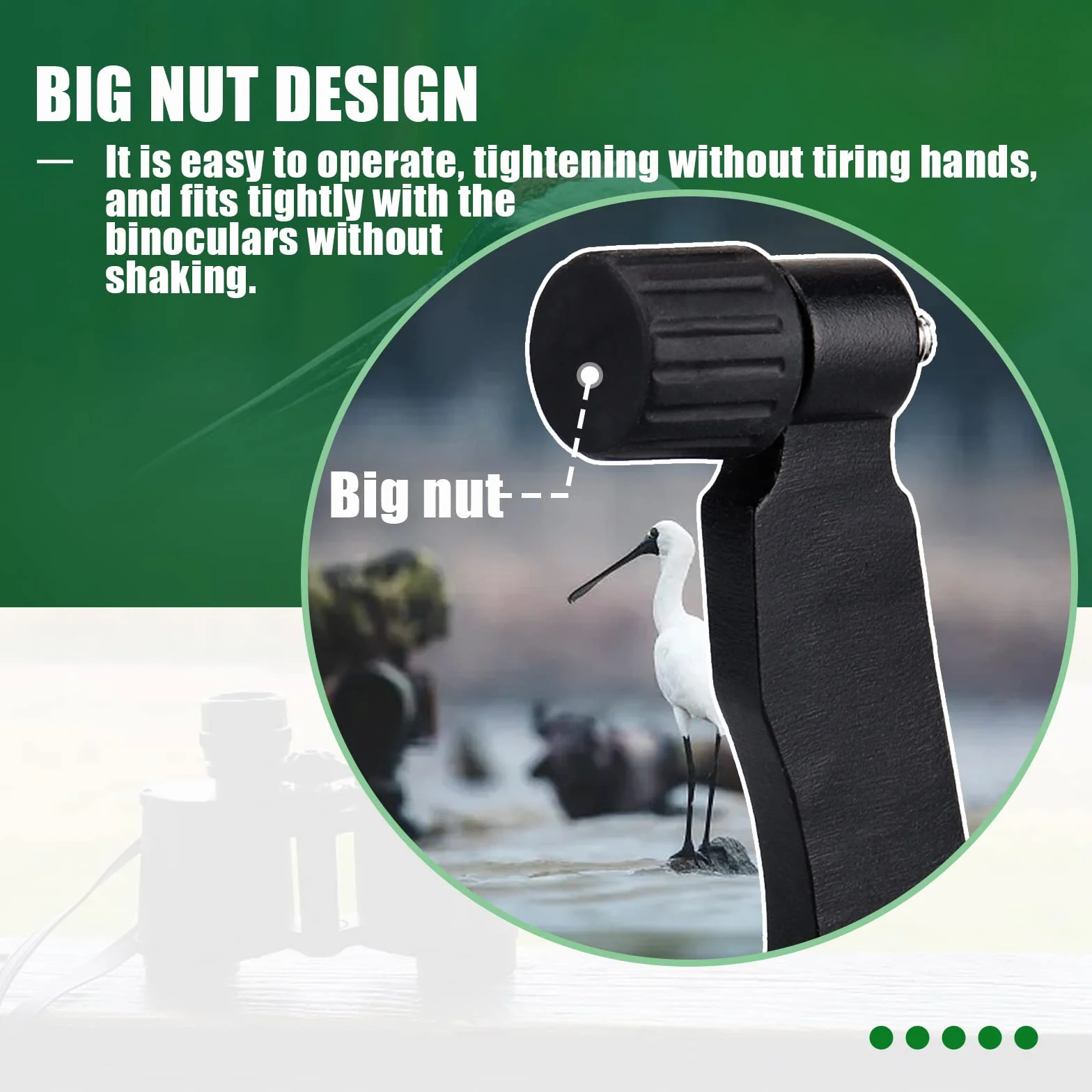 Svbony Adattatore Treppiede 1/4 inch Completamente in Metallo Binocolo Treppiede Adattatore per Bird Watching Osservazione della Fauna Selvatica (0.7cm)