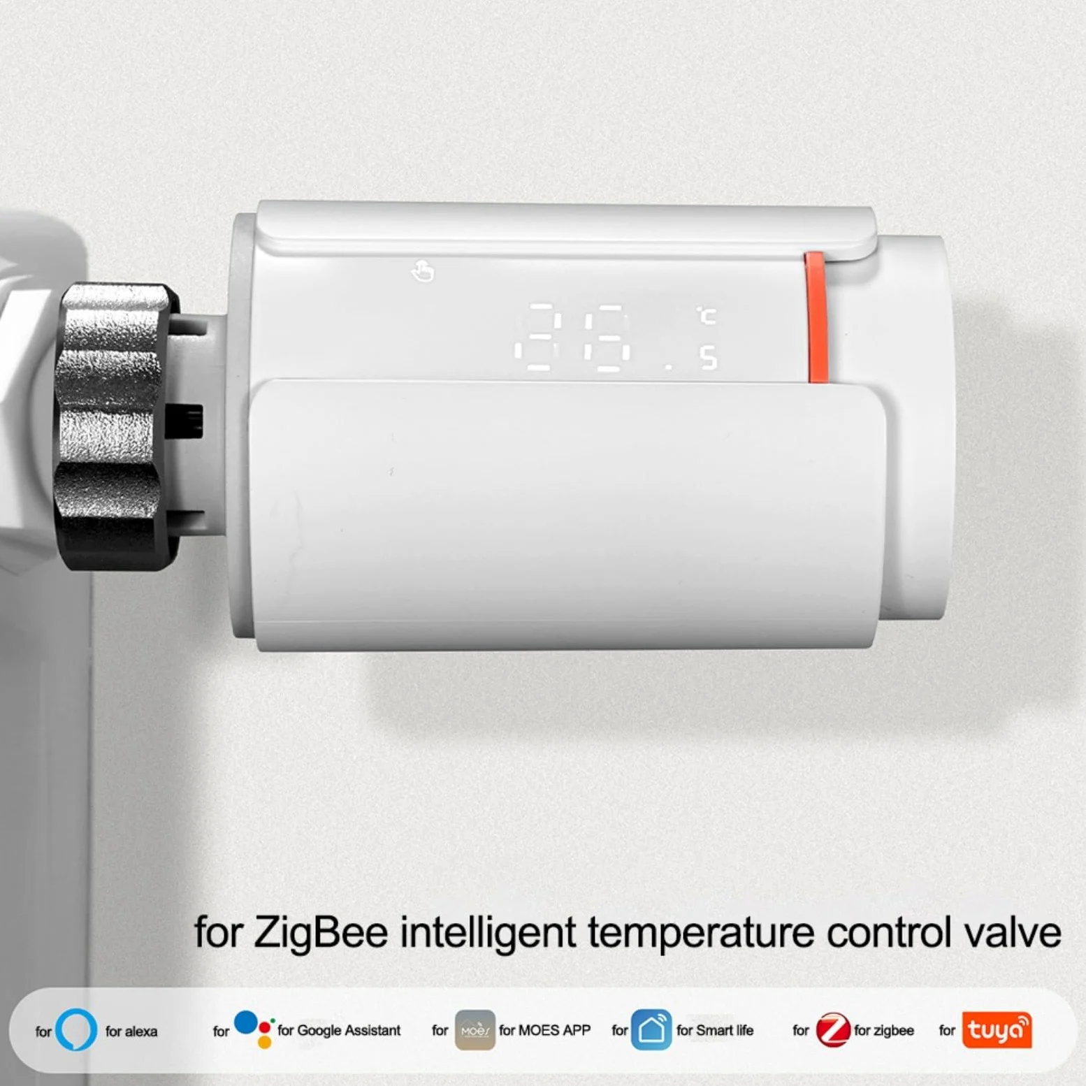 Valvola termostatica per termosifone, regolatore di riscaldamento programmabile, con display LCD, per risparmio energetico domestico, in tempo reale e app