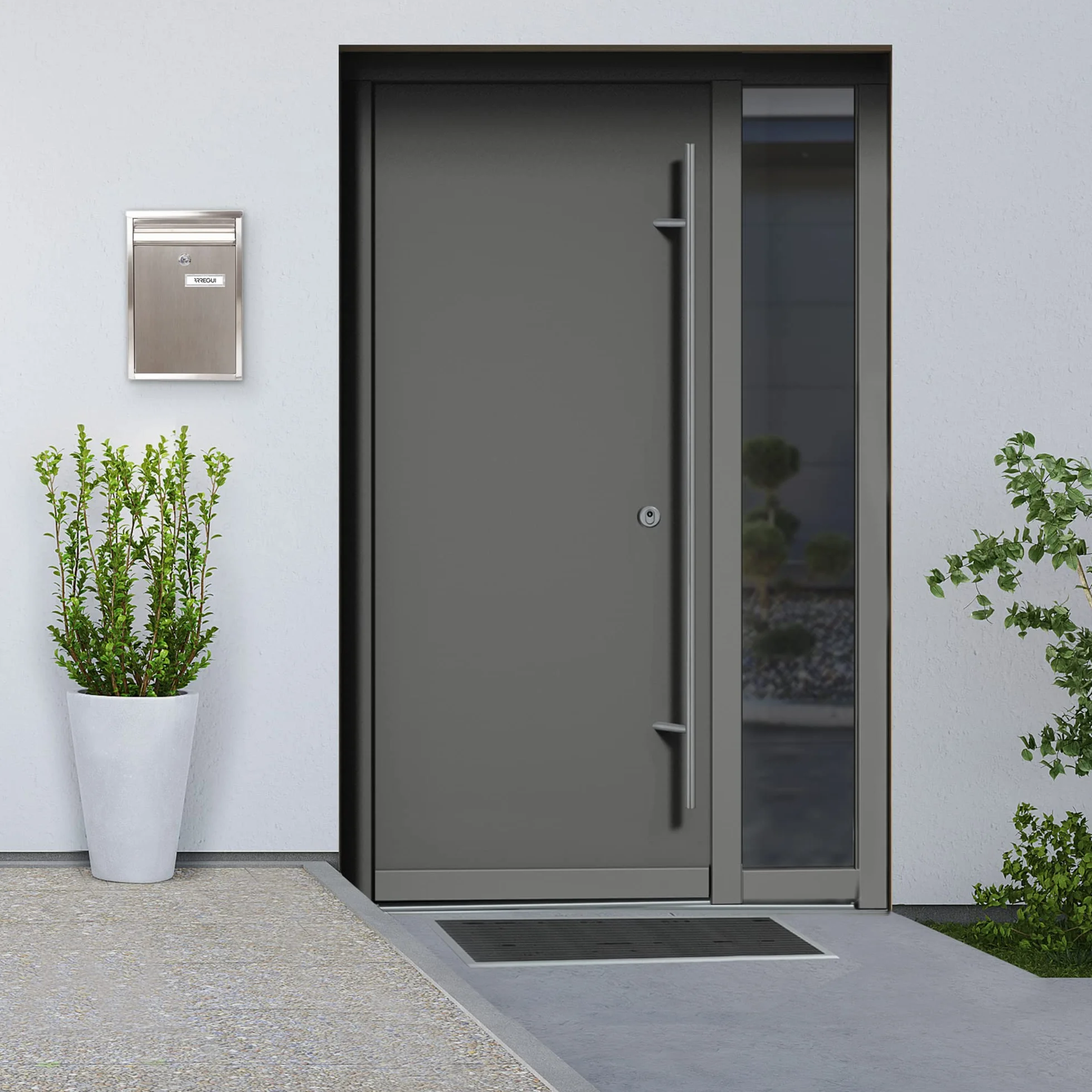 ARREGUI Zaguán E5757 Cassetta Postale Individuale Acciaio Inossidabile Esterno Inox DIN A5