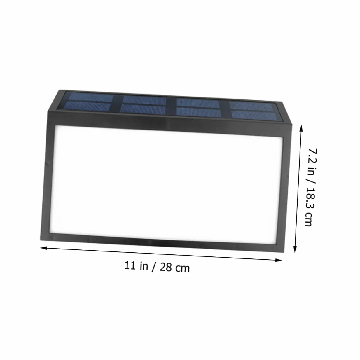 BESTonZON 1 Set targa solare luci per esterni lampade luce solare numeri civici accesi numeri di di indirizzo numero luce della porta lampada a muro il addominali
