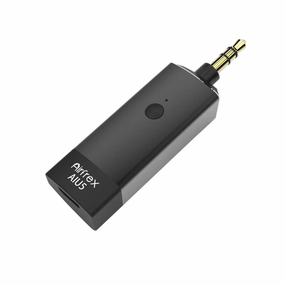 Trasmettitore Bluetooth Airfrex compatibile con cuffie Bluetooth e altoparlante Bluetooth/ricevitore Bluetooth, funziona con MP3 / Walkman / PS4 / Nintendo Switch e altri lettori musicali