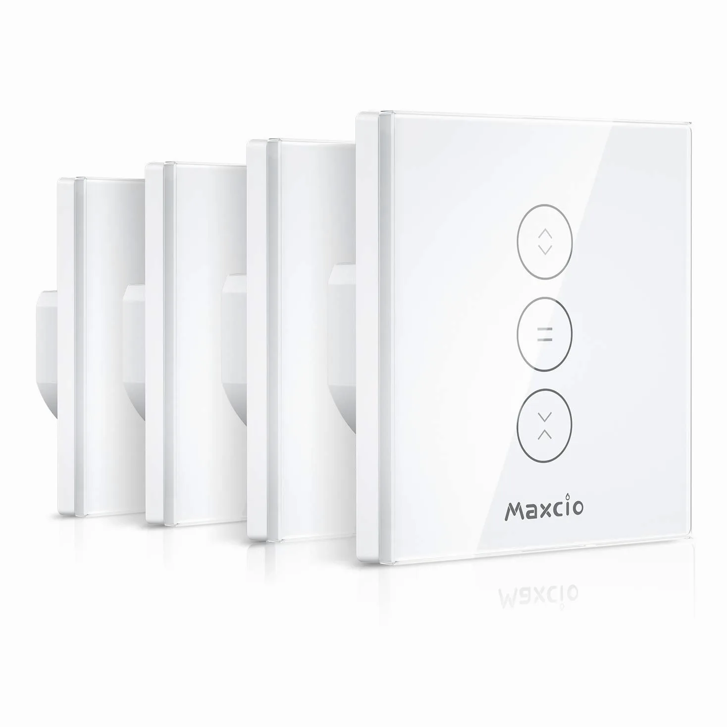Maxcio Timer per tapparelle Smart Rolladen Alexa Interruttore On AB 1 2 4 (4 Packs)