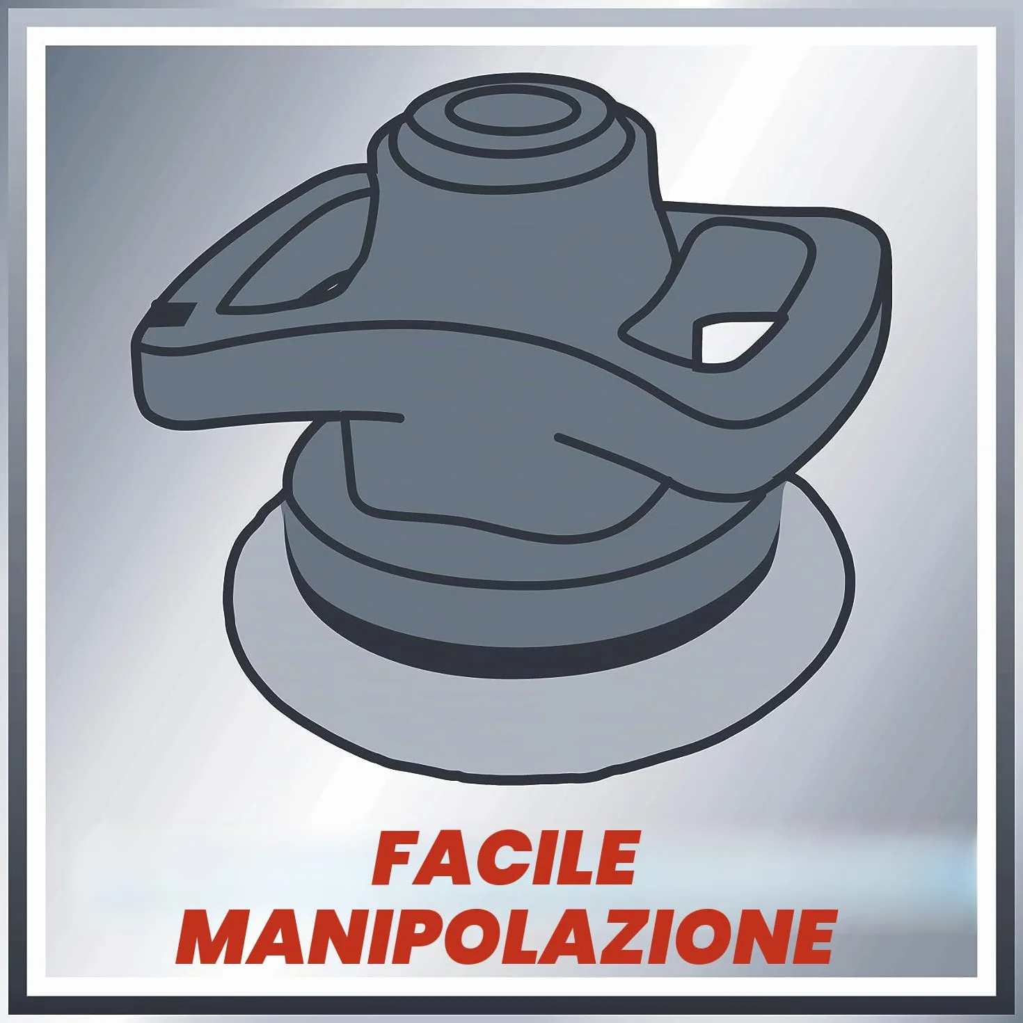 Einhell CC-PO 90 Lucidatrice per Auto 90W 3700 Rpm 240mm Rosso