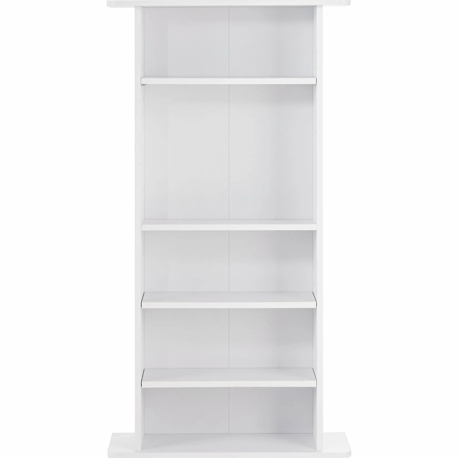 VEVOR Armadietto Portaoggetti Multimediale, Ripiano 5 Strati, Può Contenere Fino a 240 CD, Fipiani Regolabili Protegge Organizza Collezioni di Musica, Film,Videogiochi Cimeli, Armadietto Bianco