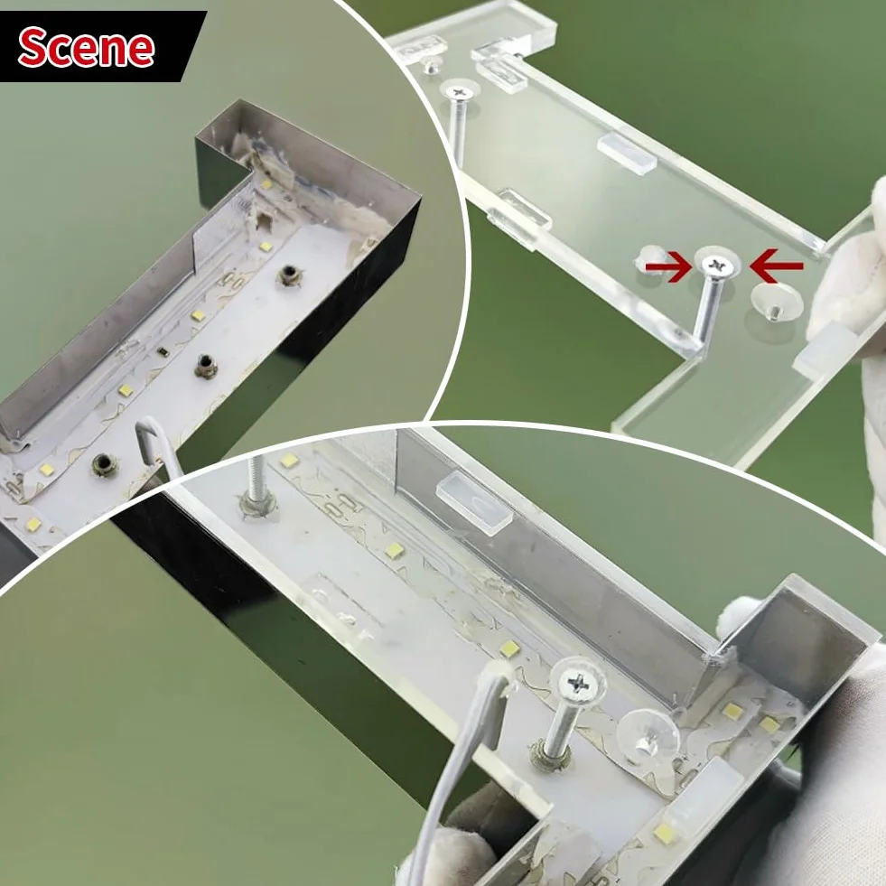 BORDSTRACT Inserto filettato M4 x 6 mm Zinco Esagonale Flanged ISO Metric Classe 2B 50 pezzi