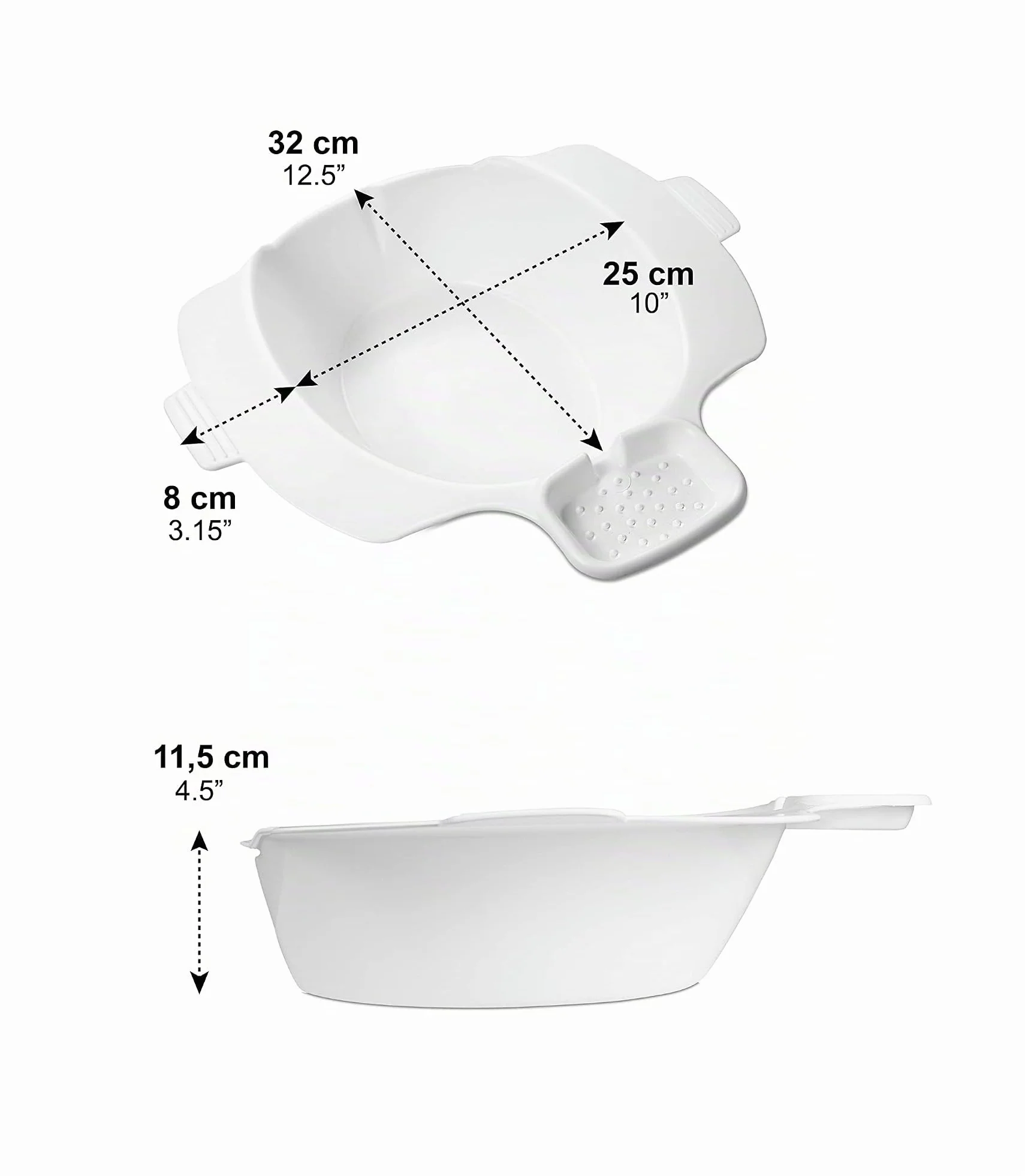 PEPE Mobility Bidet Portatile Universale per WC in Plastica Agganciabile