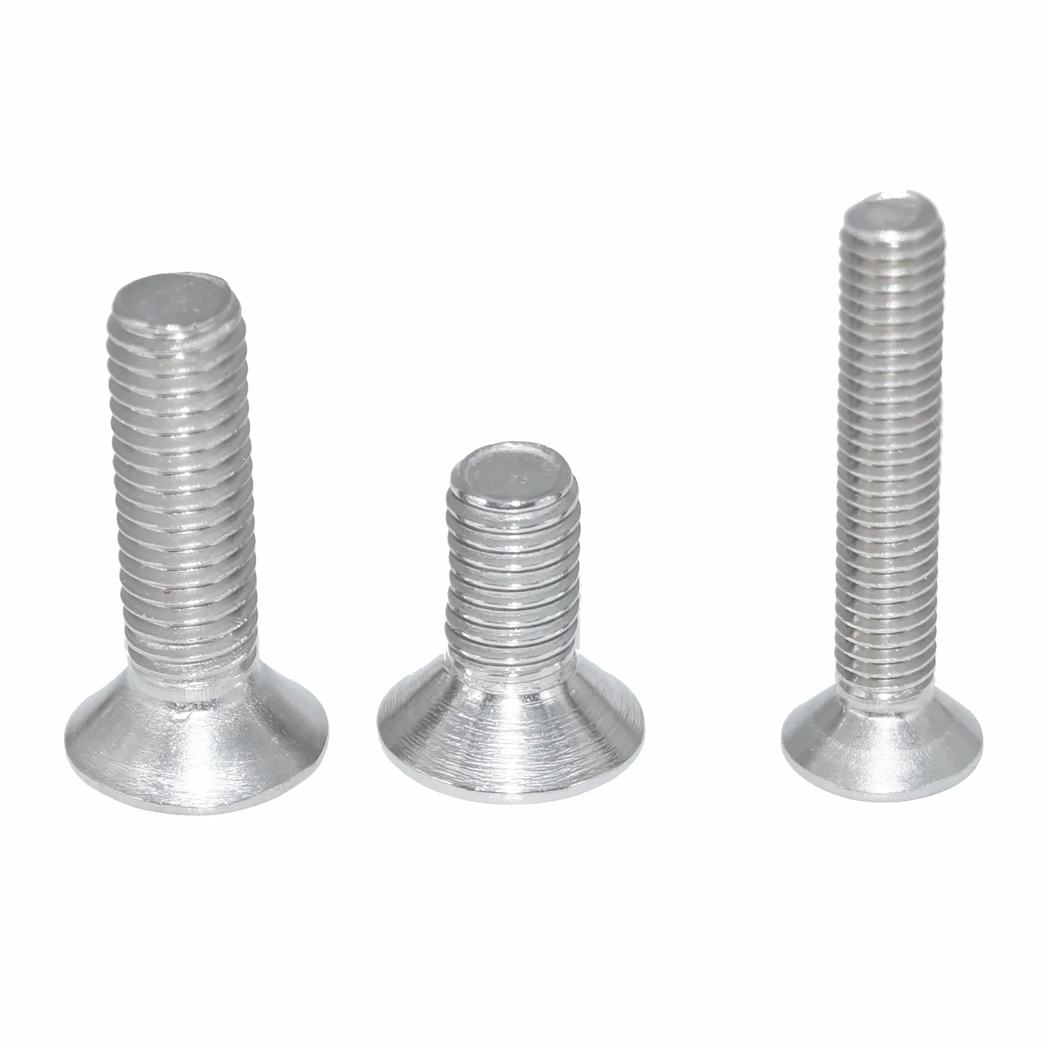 Viti a testa svasata con esagono incassato M2 x 5 ISO 10642 A2 acciaio inox 6 pezzi