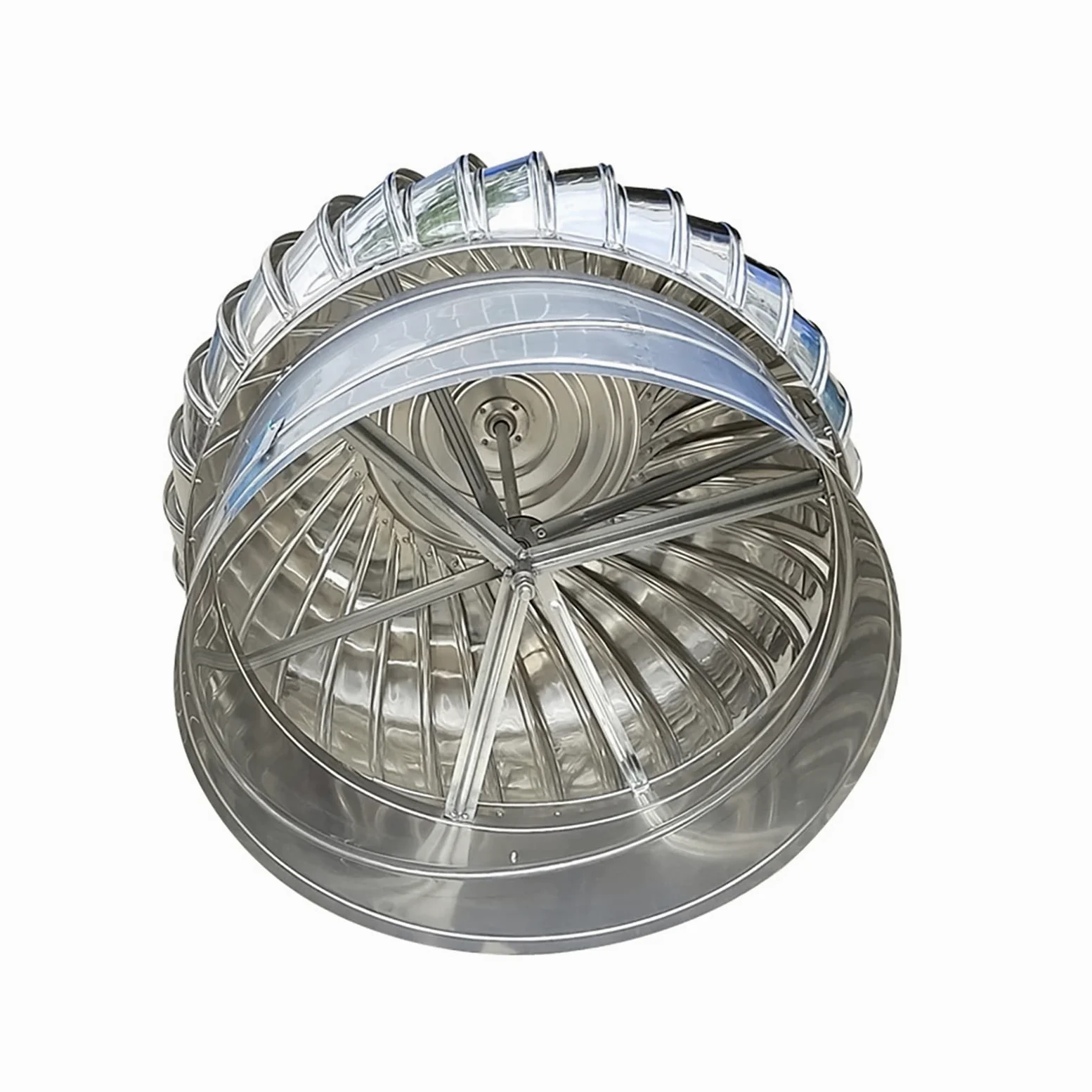 Comignolo Girevole, Acciaio Inox 304, comignoli per Camino, Ventilatore, turbina, Resistente alle intemperie, nessun Montaggio richiesto (160 mm/6,2 Pollici)