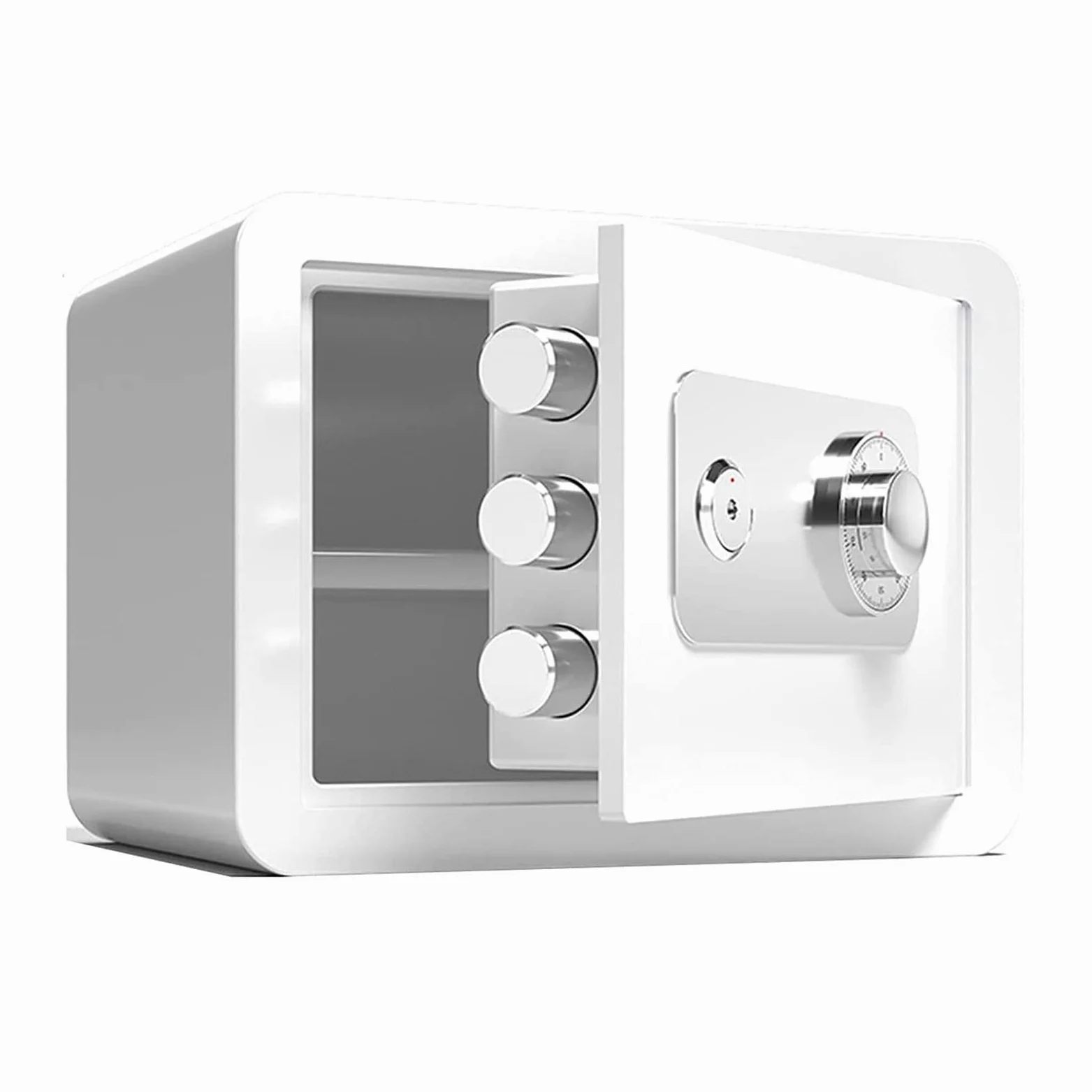 Casseforti Impermeabili Cassetta di Sicurezza con Serratura a Combinazione in Acciaio, Armadietto ignifugo e antifurto, Scatola Portadocumenti per Piccoli uffici, Altezza 25 cm/30 cm/45 cm per