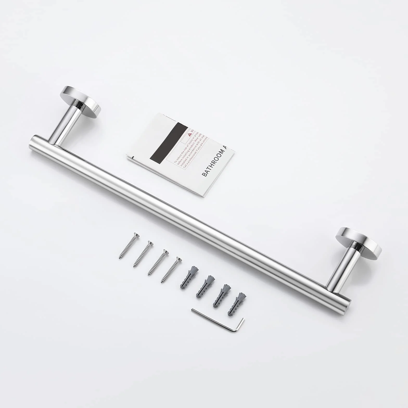 KES Porta Asciugamani Bagno SUS304 Acciaio Inossidabile 40CM Lucida A2000S40DG