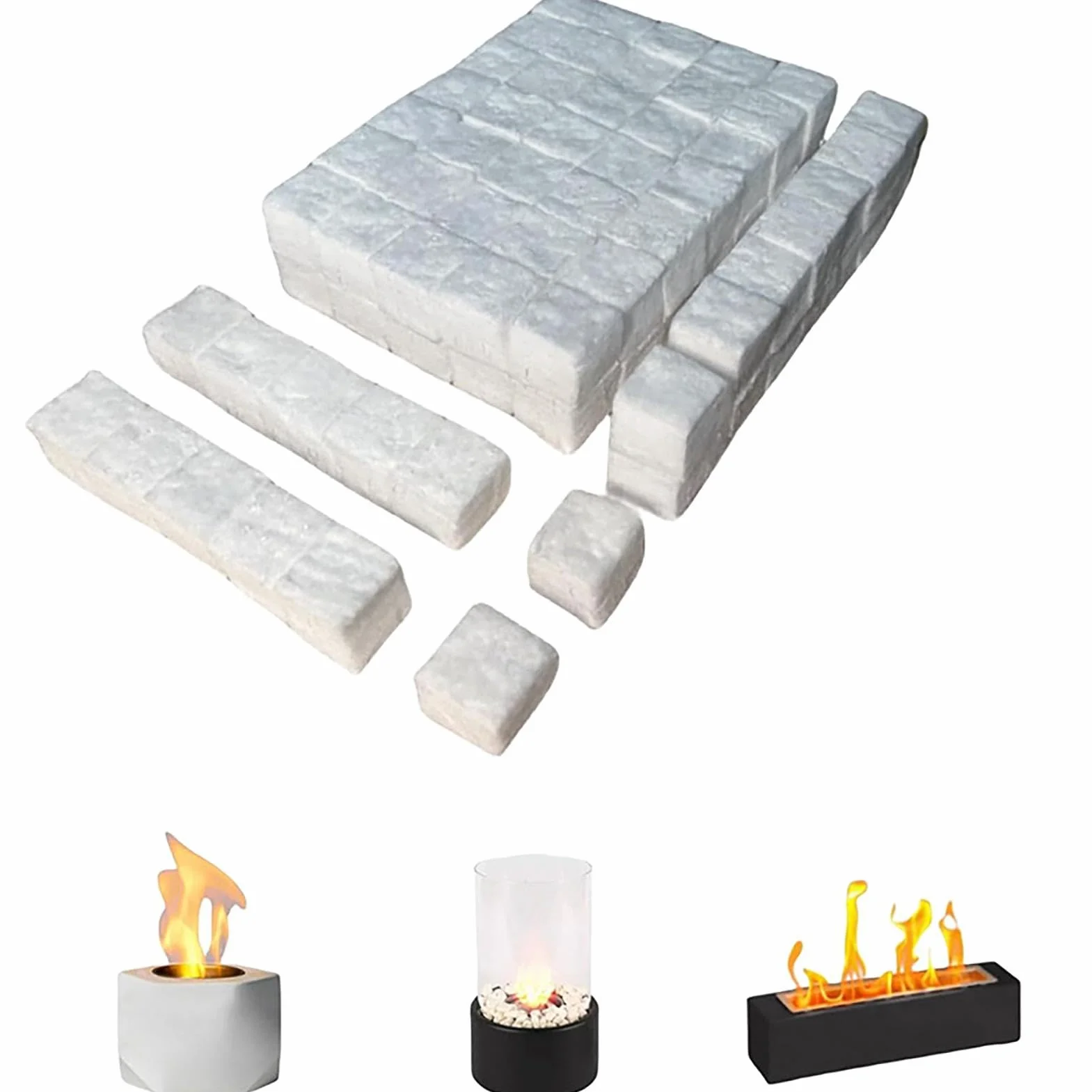 ceramiczna tkanina do kominka bioetanolowego 96 dodatków filc bawełna