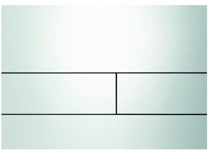 TECEsquare Plaque de déclenchement pour technique à deux quantités, pièce de rechange, Bianco lucido