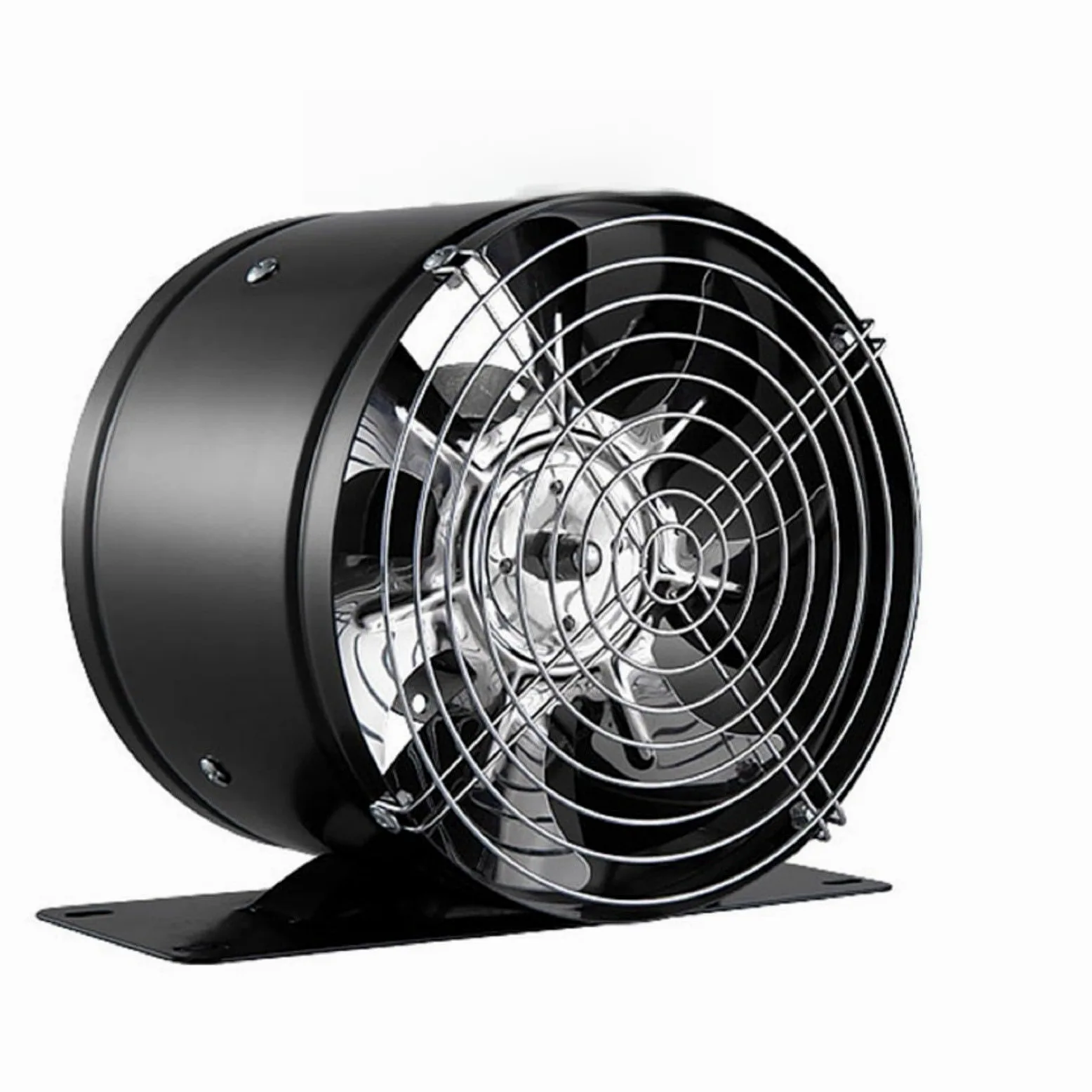 Ventola di aspirazione da 150 mm, 600 m³/h, condotto ad alto flusso d'aria | Volume d'aria di 600 m³/h, 7 lame metalliche, bassa resistenza, flusso d'aria stabile, rimozione efficiente del fumo