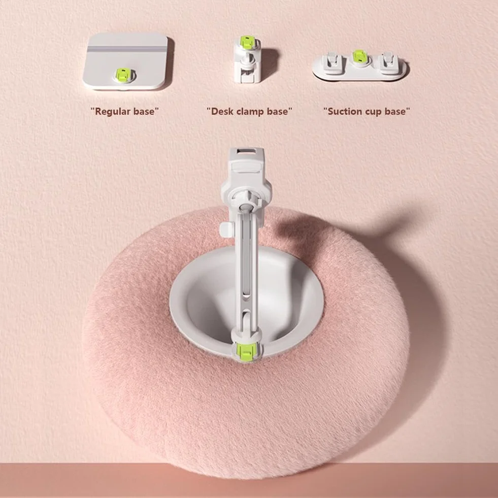 Generisch Supporto per Kindle, Pillow Stand Regolabile a 360° per la Lettura in Bed, Fuzzy Bowl per Kindle Accessori