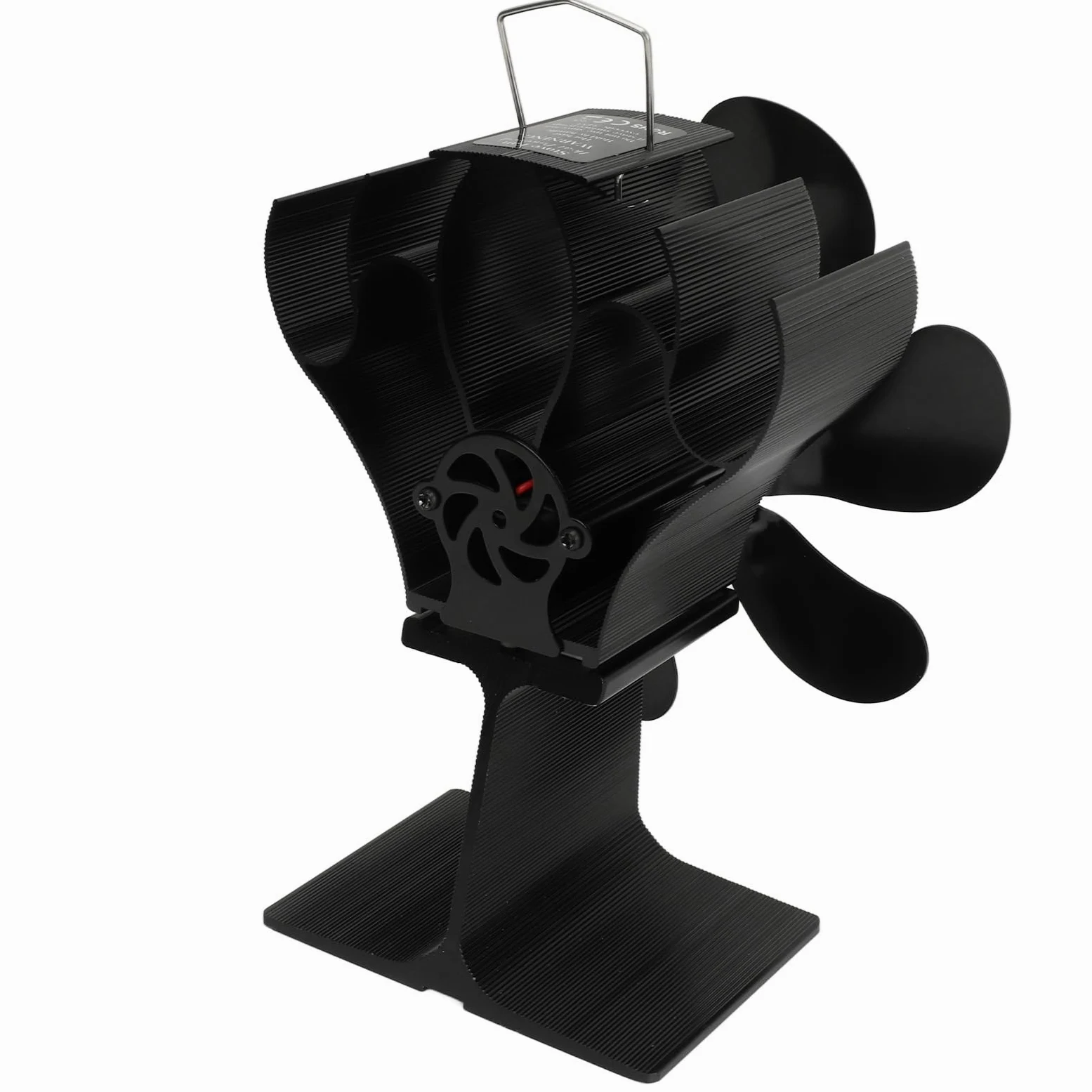 6 Ventilatore per stufa a legna/camino, termoelettrico, silenzioso, efficiente, in alluminio e ABS, antiruggine, per riscaldamento domestico, 180x144x100mm