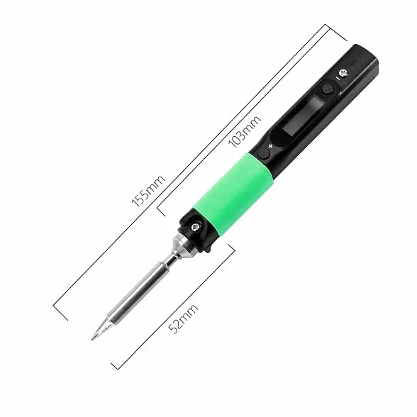 Pinecil V2 Saldatore a Stagno Portatile USB-C PD 12-24V DC5525 Bluetooth Schermo Digitale IronOS