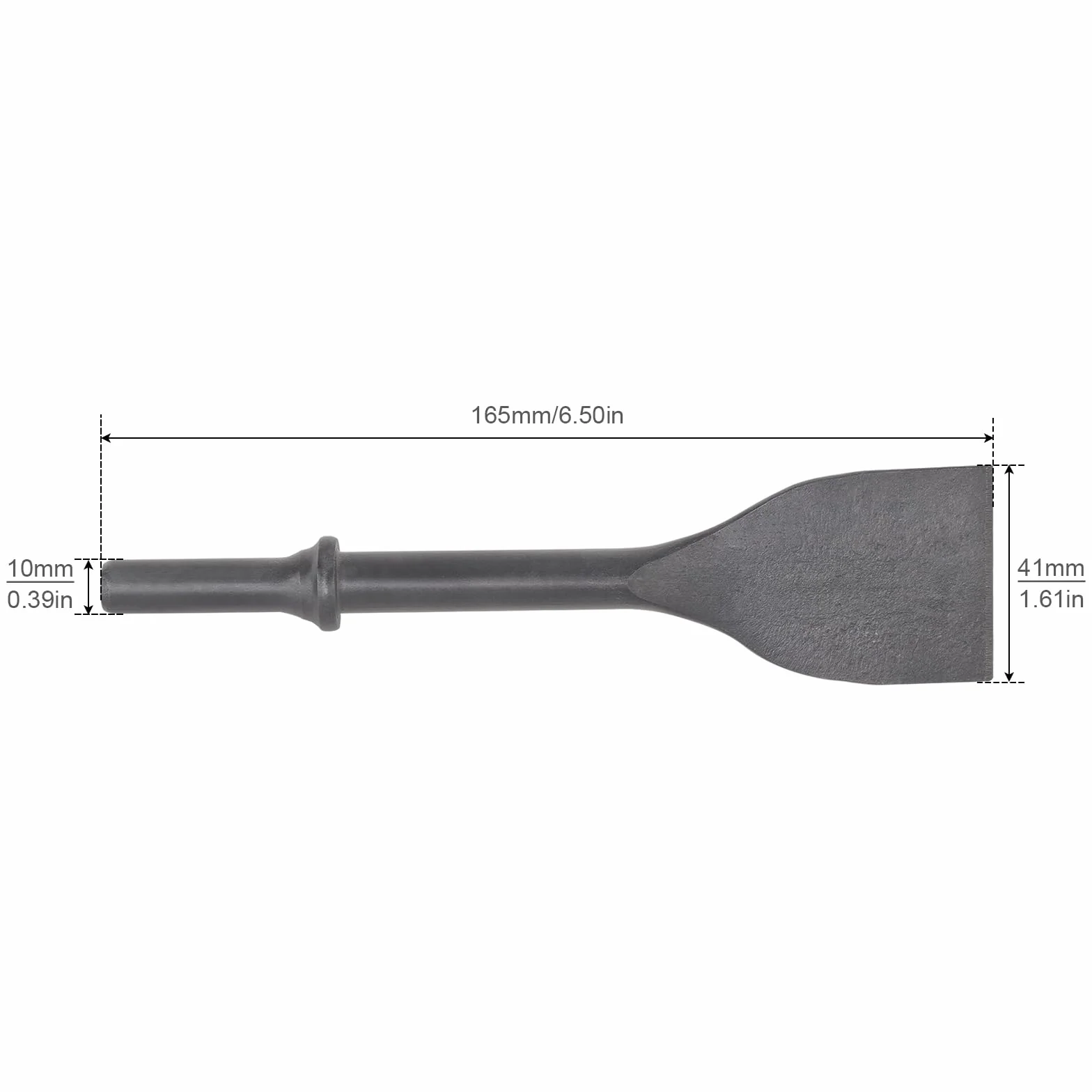 Punta a scalpello pneumatica 40 mm per calcestruzzo, rimozione piastrelle e malta
