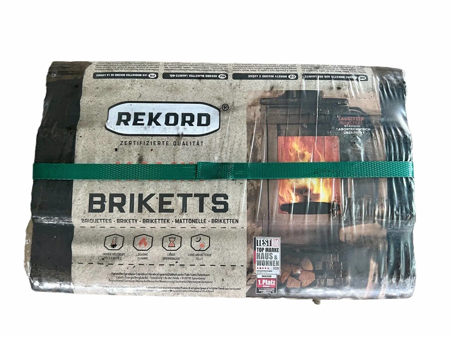 BRICCHETTI DI CARBONE REKORD 10 KG