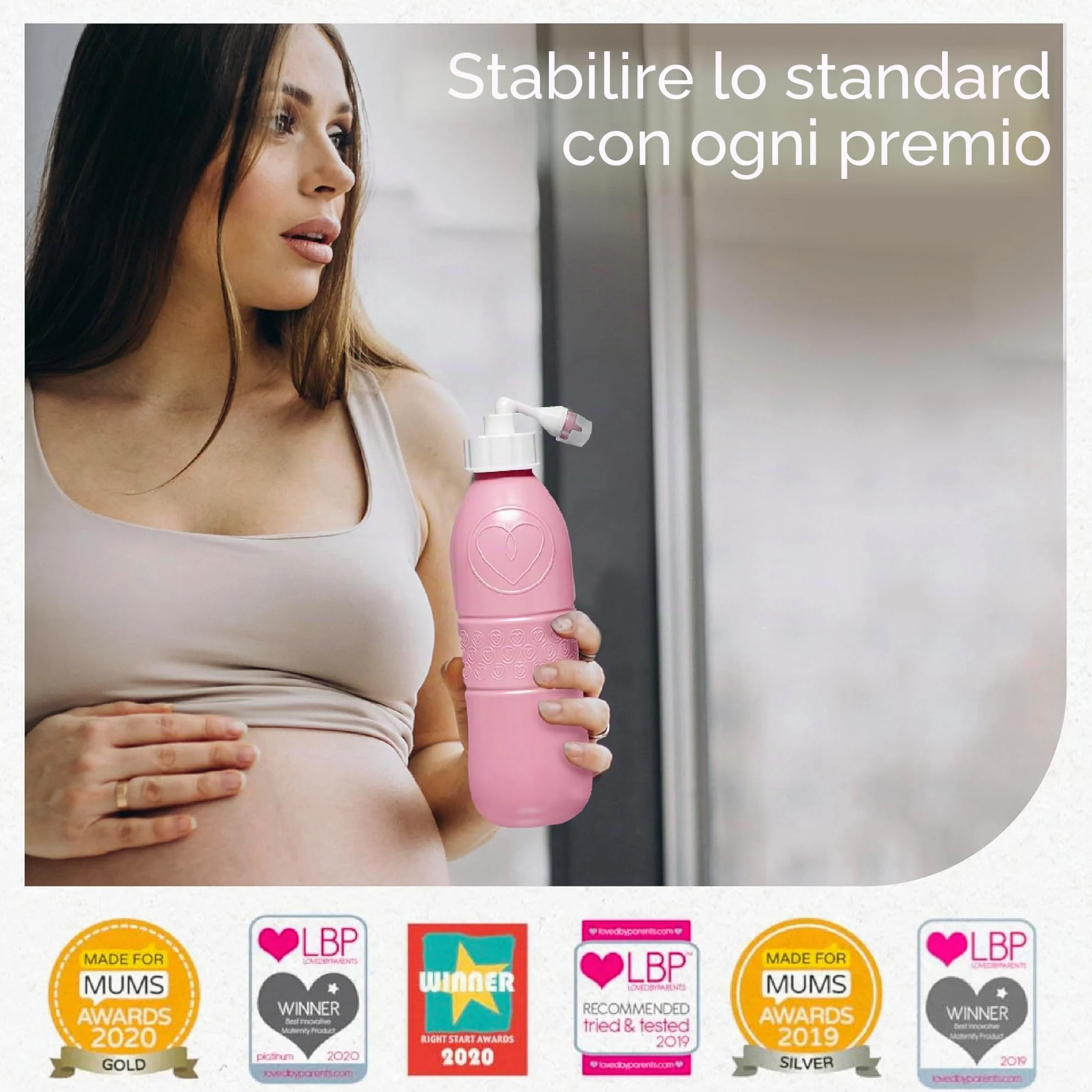 First Days Maternity Bidet Portatile 650 ml Post-Parto Beccuccio Angolato