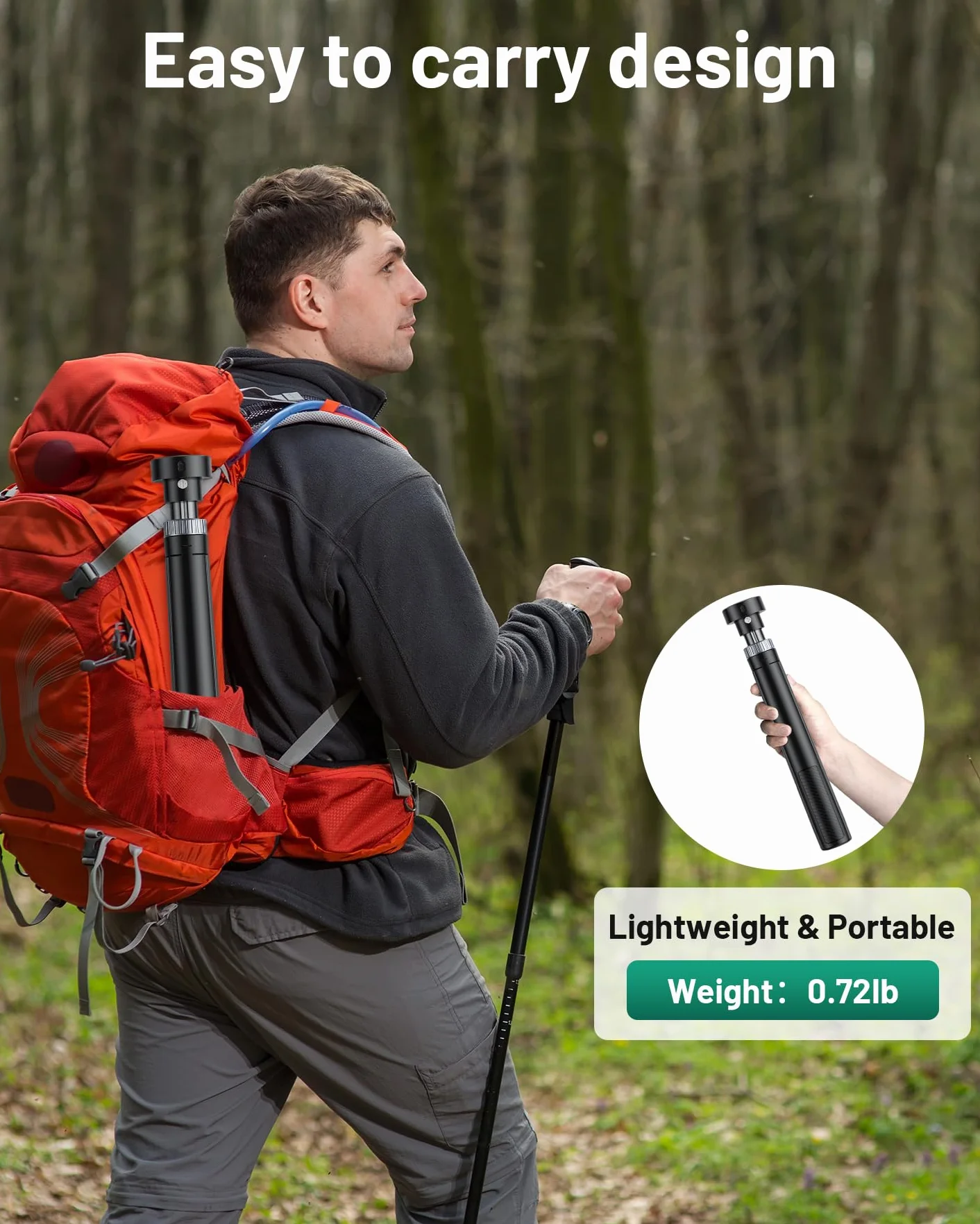 Supporto a Treppiede Portatile per Mini Antenna Satellitare, Compatibile con Starlink Mini, Adattatore in Alluminio Pieghevole per Campeggio e Viaggi