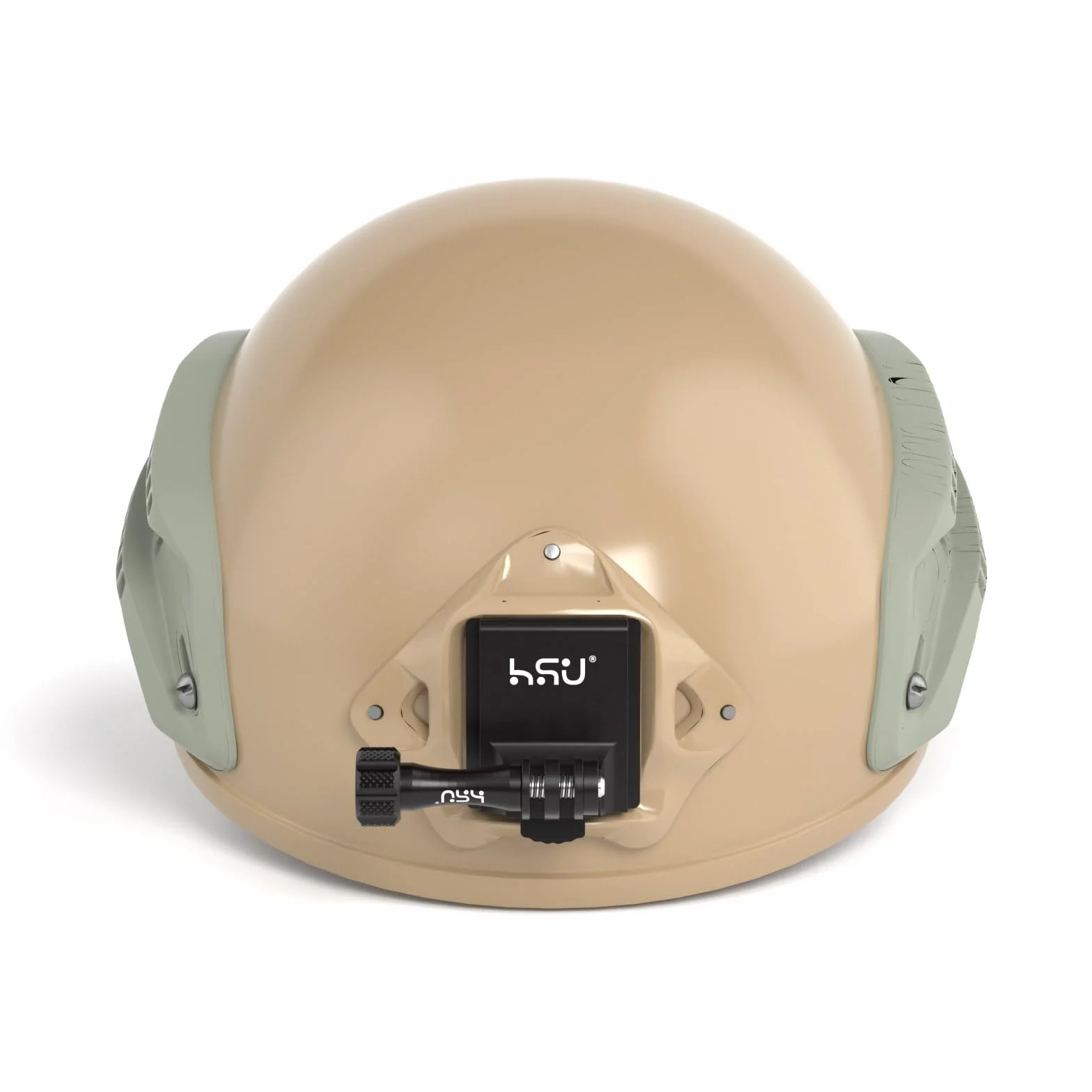 HSU Adattatore in alluminio per montaggio su casco NVG per GoPro Hero 11/10/9/8/7/6/5/4/3 e la maggior parte delle videocamere d'azione