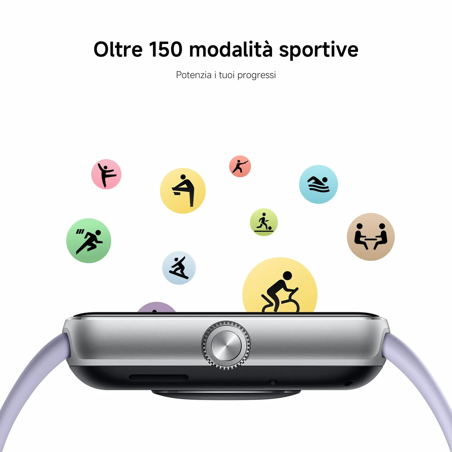 XIAOMI Redmi Watch 5, Smartwatch con display AMOLED 2.07", Chiamate Bluetooth, Autonomia 24 giorni, Resistenza Acqua 5 ATM, Monitoraggio Frequenza Cardiaca e SpO2, Sistema GNSS integrato, Nero