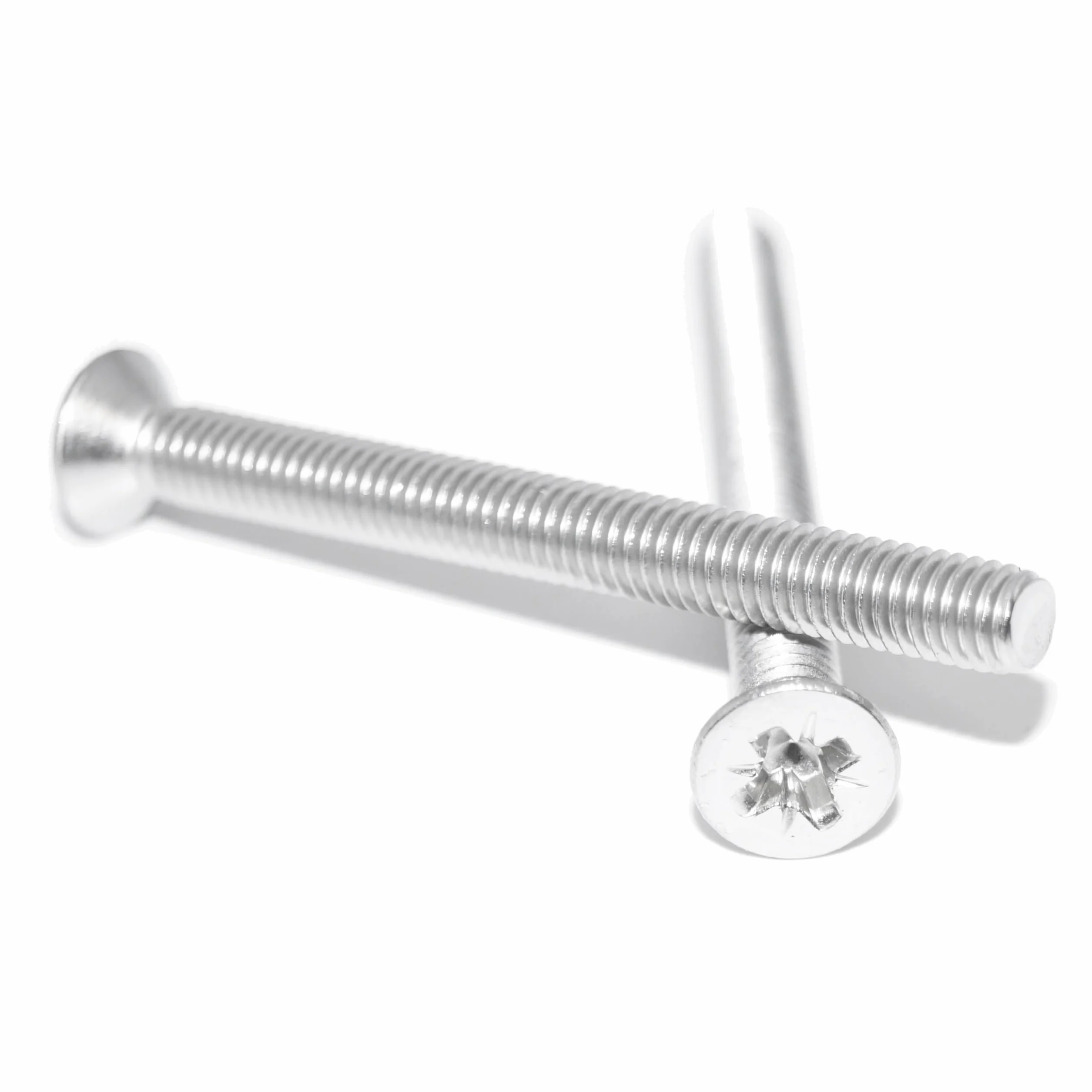 Viti a testa svasata M2X3 in acciaio inox A2/V2A DIN 965 ISO 7046 Pozi 15 pezzi