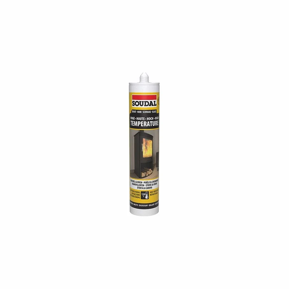 Soudal Silicone alte temperature 1500°C 290 ml beccuccio
