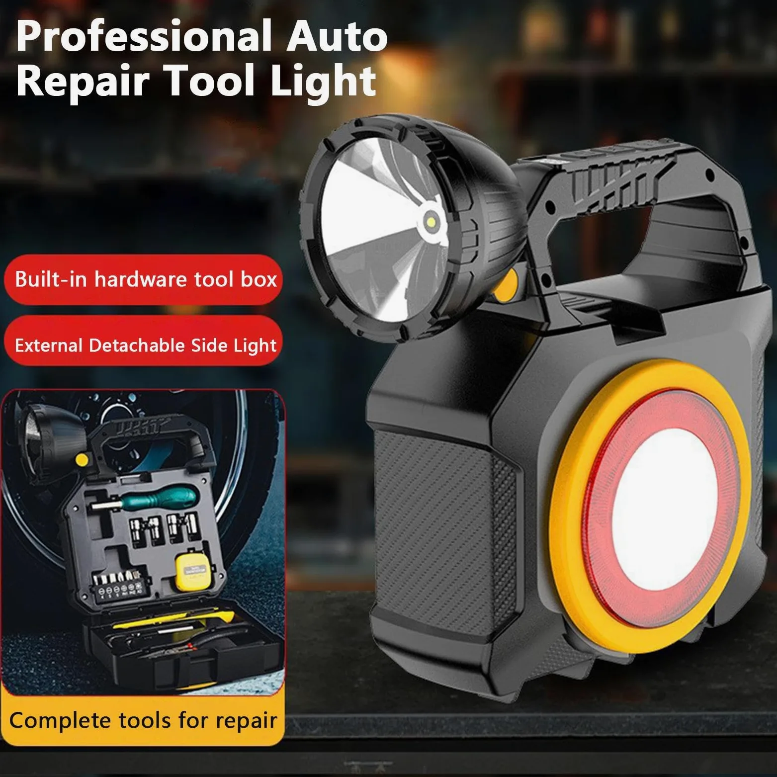 Da Campeggio Ricaricabili Alta Lunga Durata Multiuso | Lanterna Da Campeggio Ricaricabile Solare Per Casa, Pesca, Outdoor, Passeggiate Notturne, Blackout, Riparazioni Auto,