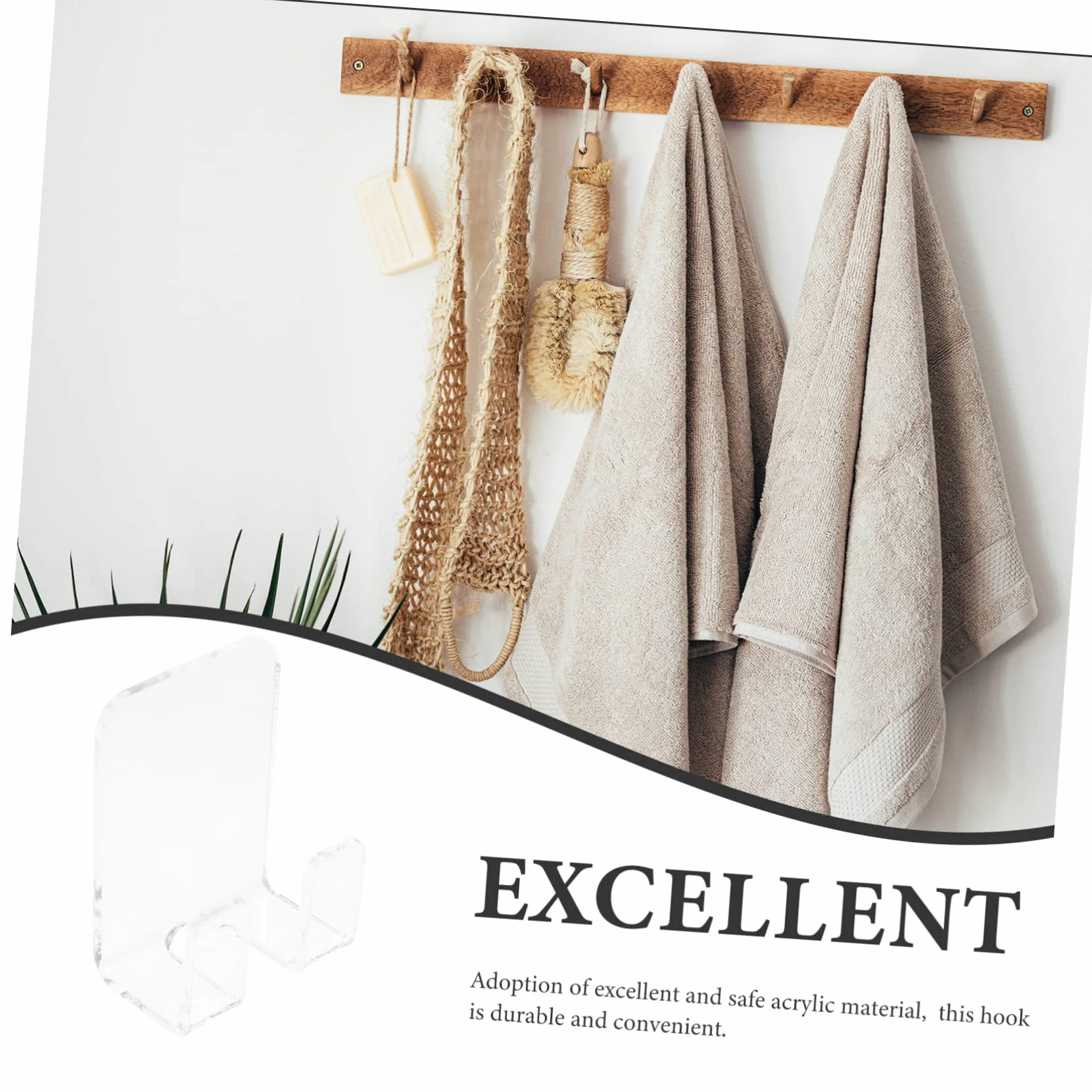 Housoutil 16pezzi Gancio Adesivo Multifunzionale Per Bagno e Cucina Da Ottimizza Lo Spazio Verticale Per Asciugamani e Accessori Design Elegante e Resistente