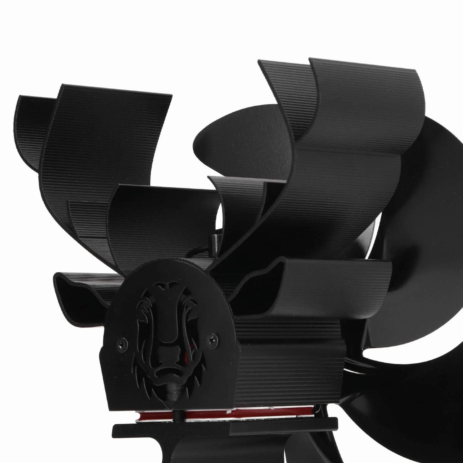 Ventilatore per stufa a legna a 6 pale per camino, risparmio energetico, resistente alle alte temperature