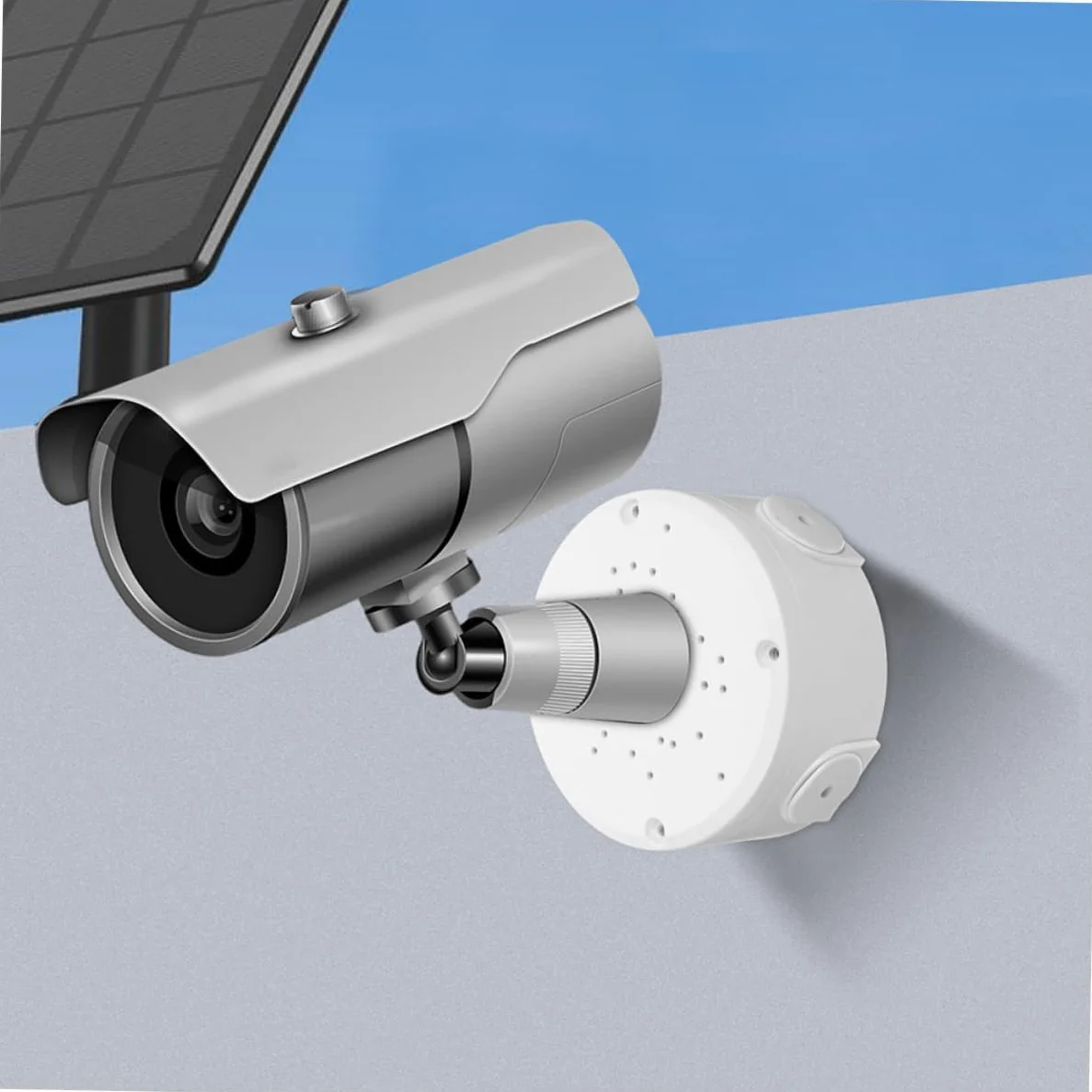 NUOBESTY 3 Set Scatola Sicurezza Per Telecamera Custodia Per Elettrici Da Montare Protezione Per Esterne E Estensione 2 Pezzi * 3