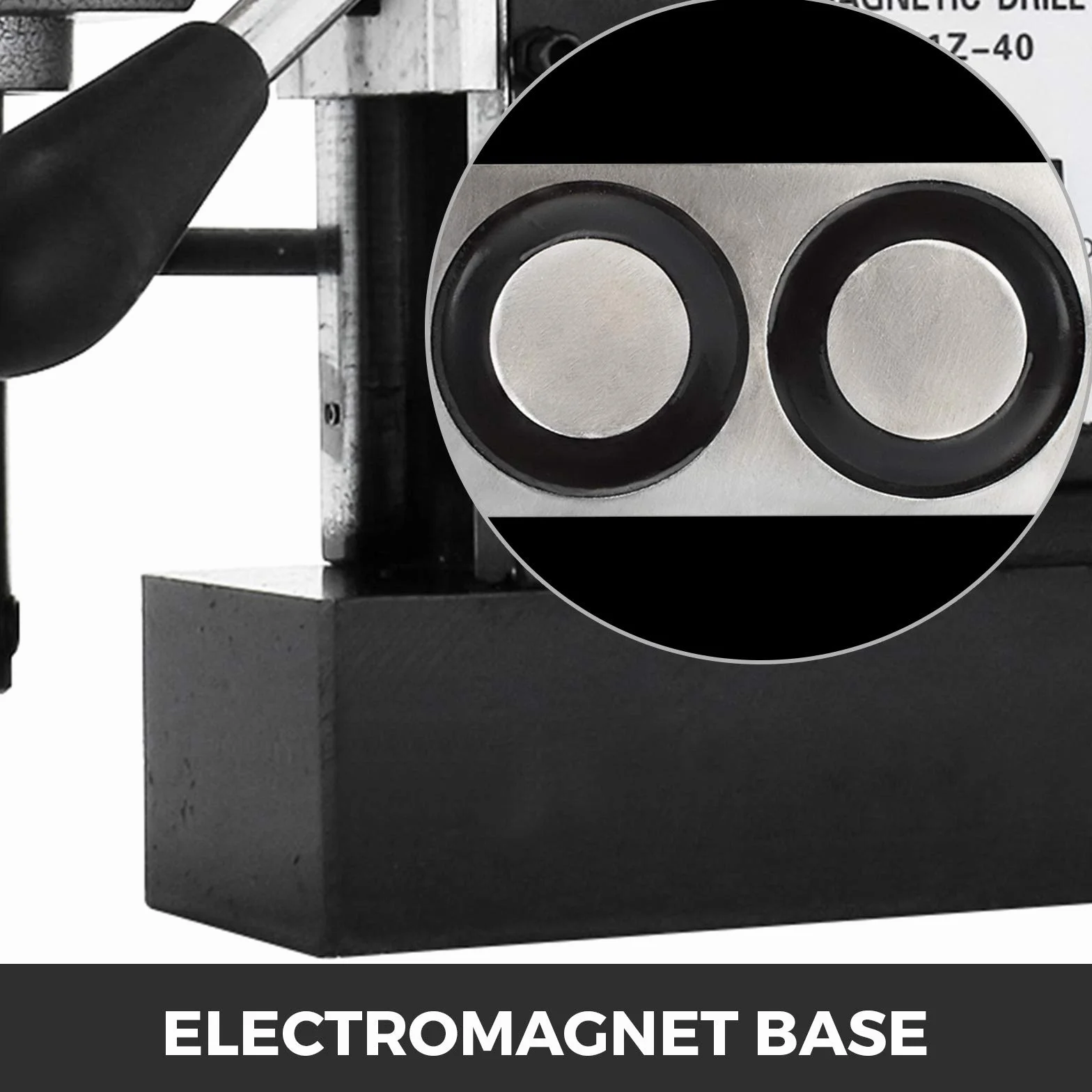 Moh Trapano Elettrico Magnetico MD40 1100 W 220 V 50 Hz Set 6 Frese HSS