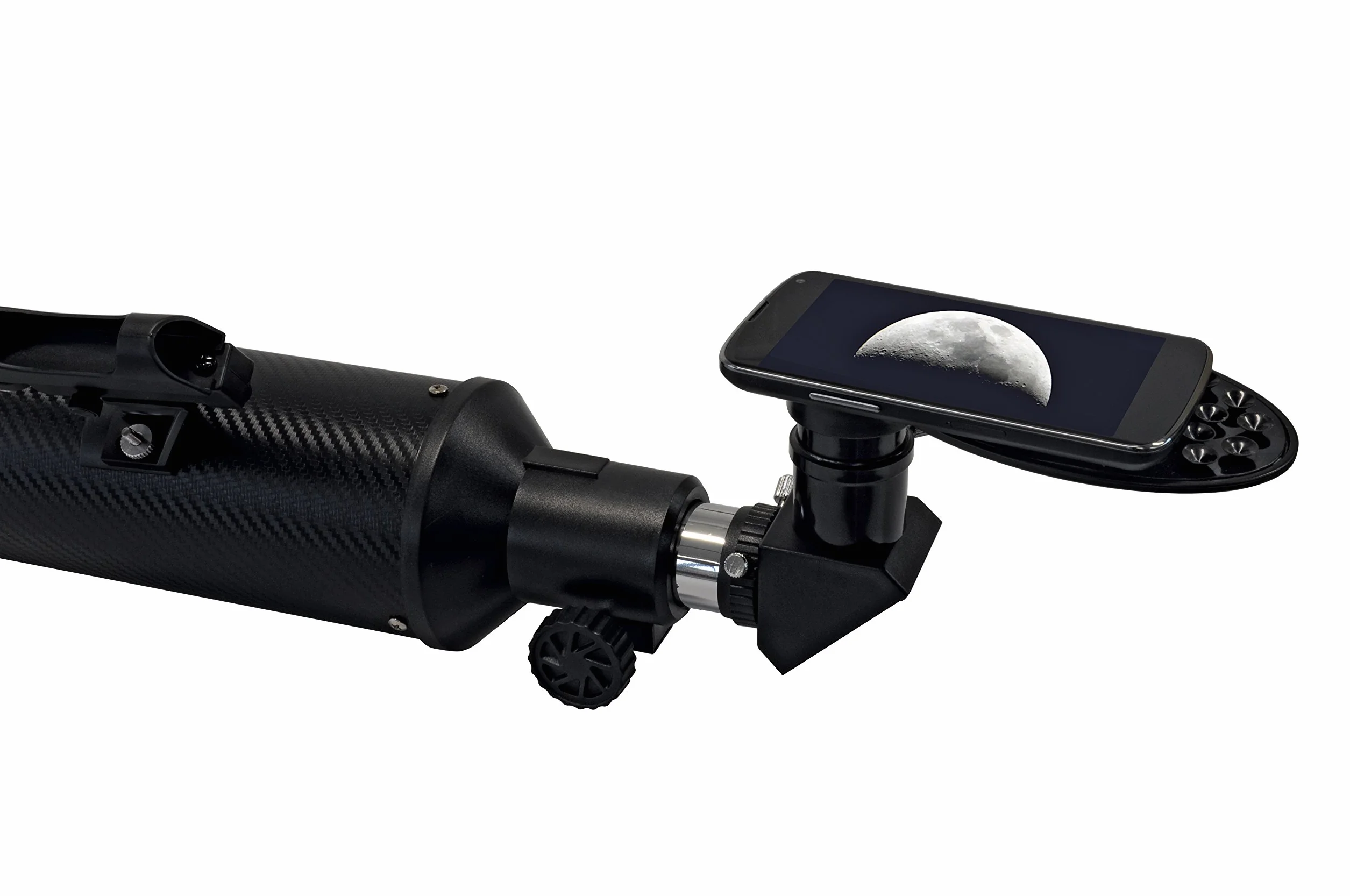 Bresser Telescopio rifrattore Quasar EQ 80/900 con adattatore per smartphone