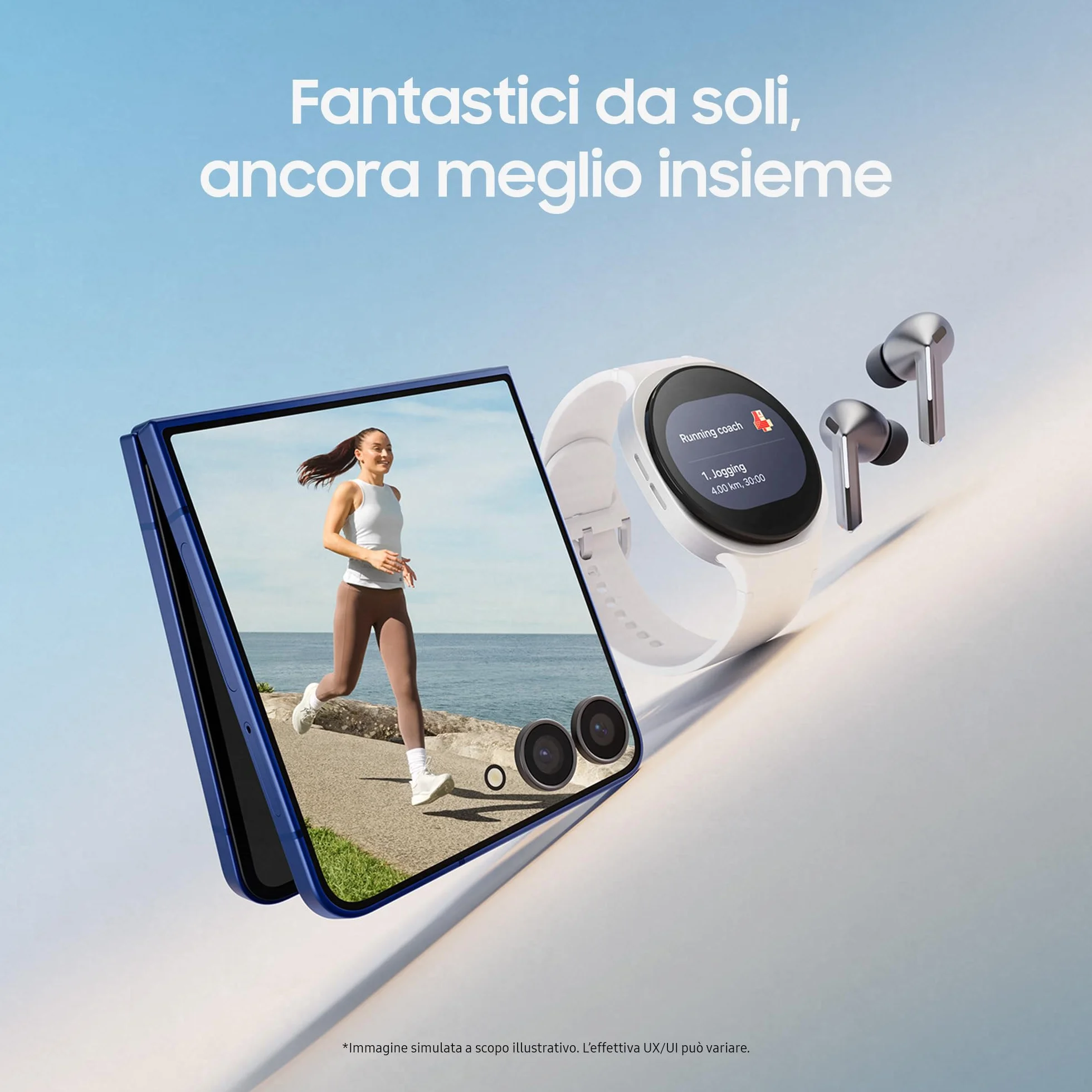 Samsung Galaxy Watch8 (Dark Gray, BT, 44mm) Smartwatch Galaxy AI, Allenatore Personale, Design Resistente agli Urti, Processore 3nm, Monitoraggio Attività Fisica e Sonno, One UI 8 [Versione Italiana]