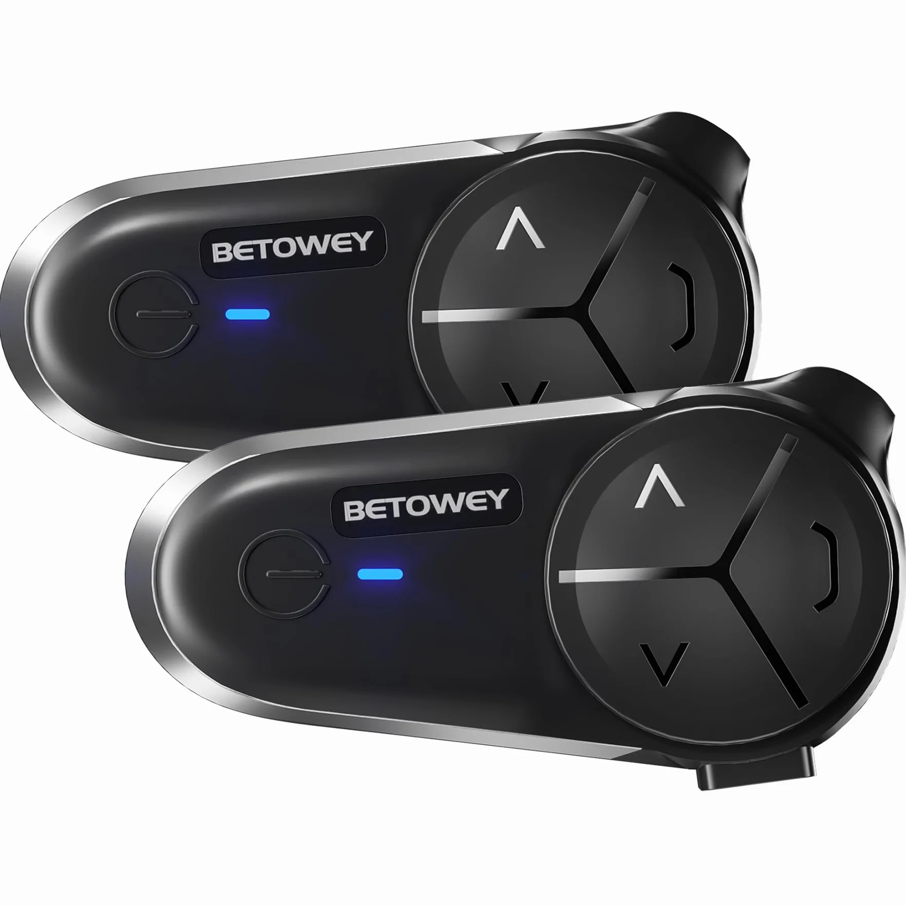 Interfono Moto Bluetooth Coppia BT-S5, Dotato Di Bluetooth V5.3, Audio Multitasking, Due Tipi Di Microfoni, Adatto A 10 Piloti, Confezione Doppia