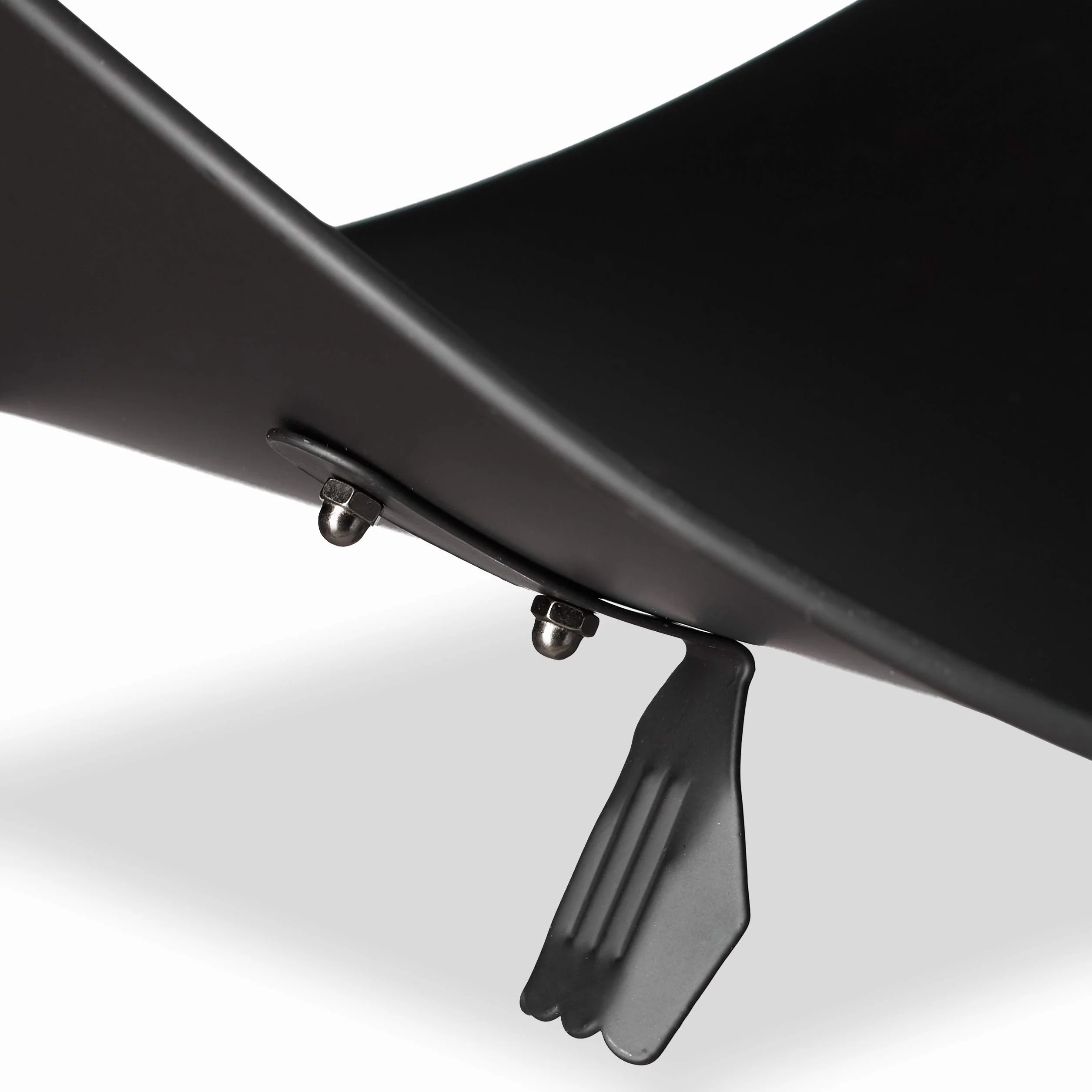 Relaxdays Cesto porta-legna da camino nero contenitore grande culla per legname metallo HxLxP 40 x 38 x 48 cm nero