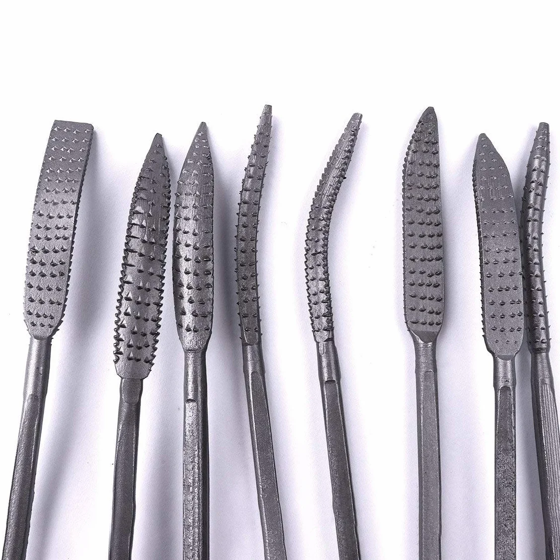 8 PZ 5.5 X 200mm Doppia Estremità Riffler Legno Rasp File Set Lavorazione Del Legno Intaglio Rasatura Rasatura Utensili