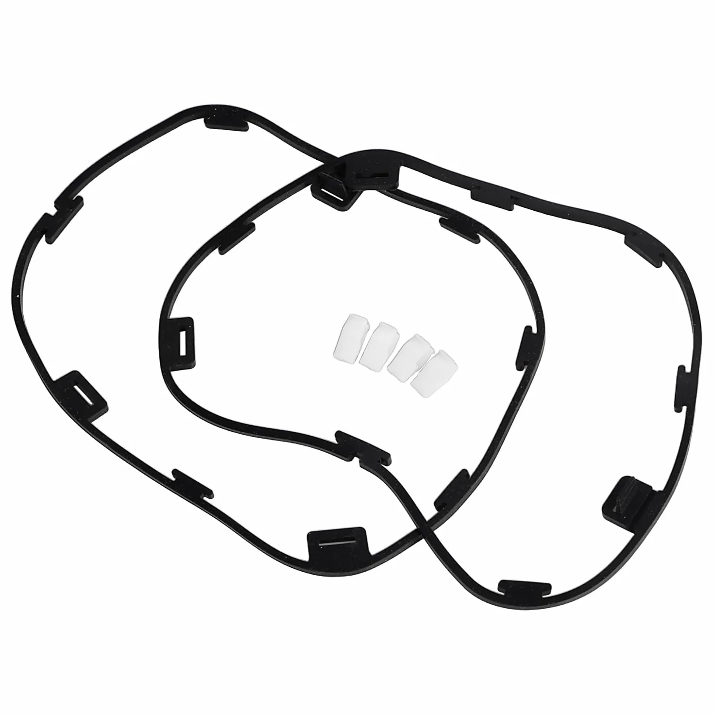 Nero lucido Tri-Line Griglie Altoparlanti Copertura Trim Per Harley Touring Road Glide 2015-2023
