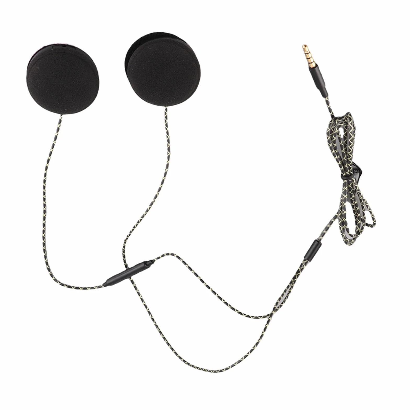 KIMISS Cuffie per motociclette 3,5 mm, cuffie per cuffie casco per motociclette con qualità del suono eccezionale, funzione di chiamata a mani libere, comodo indossare