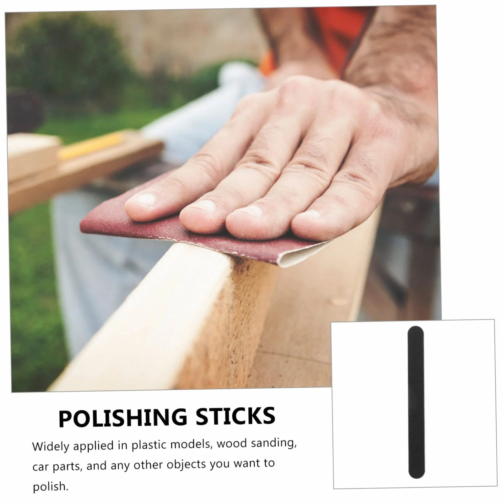 Bastoncini Levigatura Doppi Lati Grana Per Plastica Legno Multiuso Strumenti Levigare Manuale Polishing Sticks