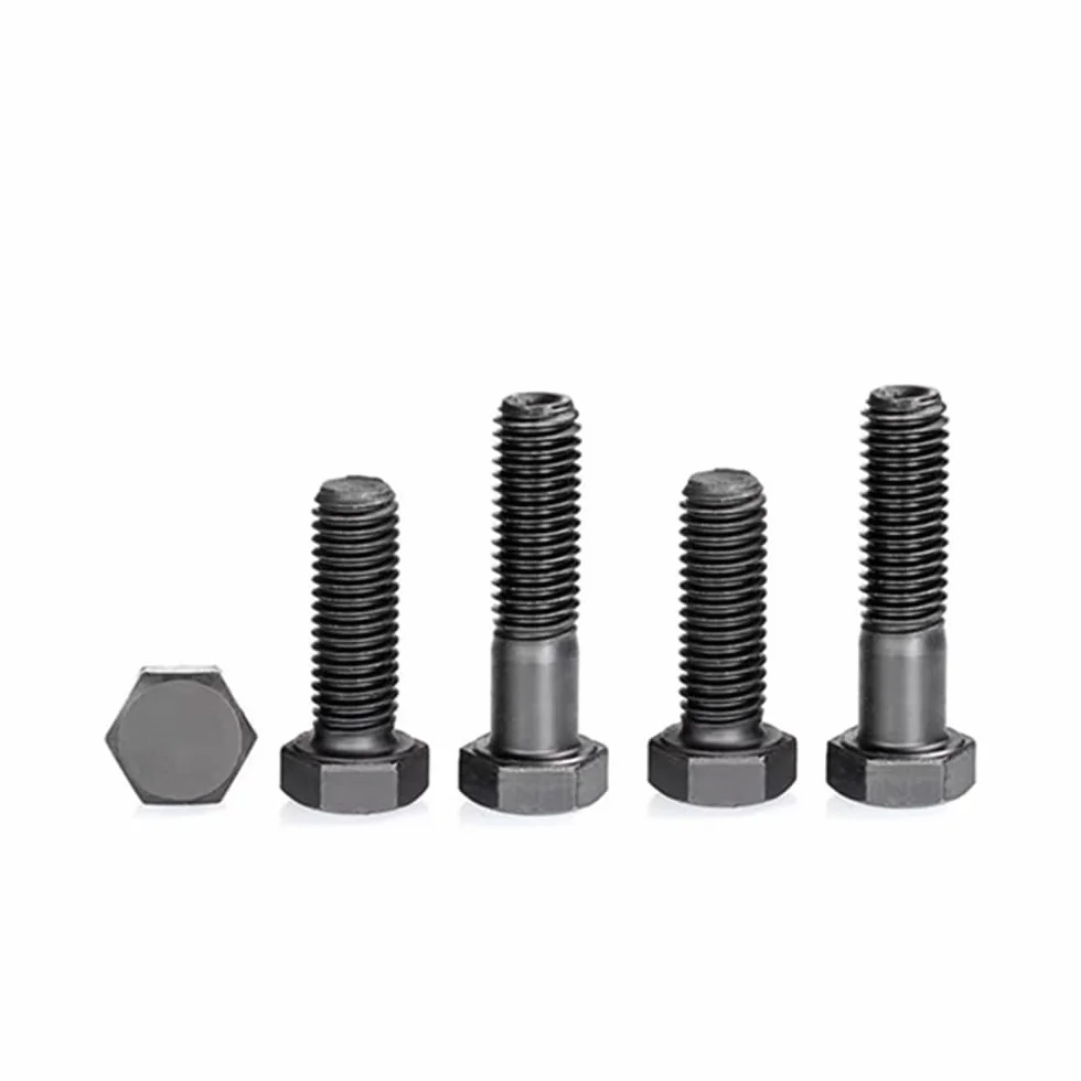 Bulloni a testa esagonale M11 acciaio nero 8.8 passo 1,25 1,75 100mm
