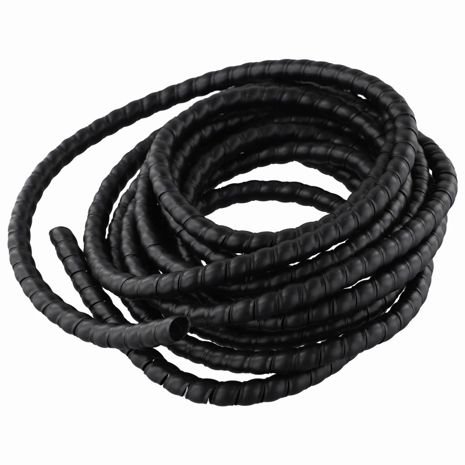 La protezione per tubo flessibile a spirale da 5 m protegge tubi idraulici e pneumatici, soluzione flessibile per avvolgere cavi (D-10 mm)