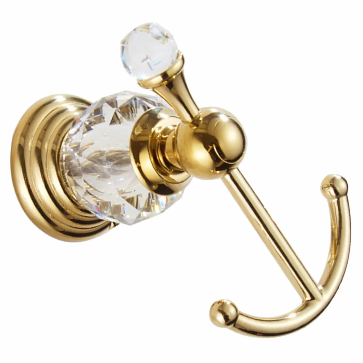 Gancio Appendiabiti senza Bavure in Acciaio Inossidabile Oro Superficie dal Design Contemporaneo Resistente per Ingresso e Cucina