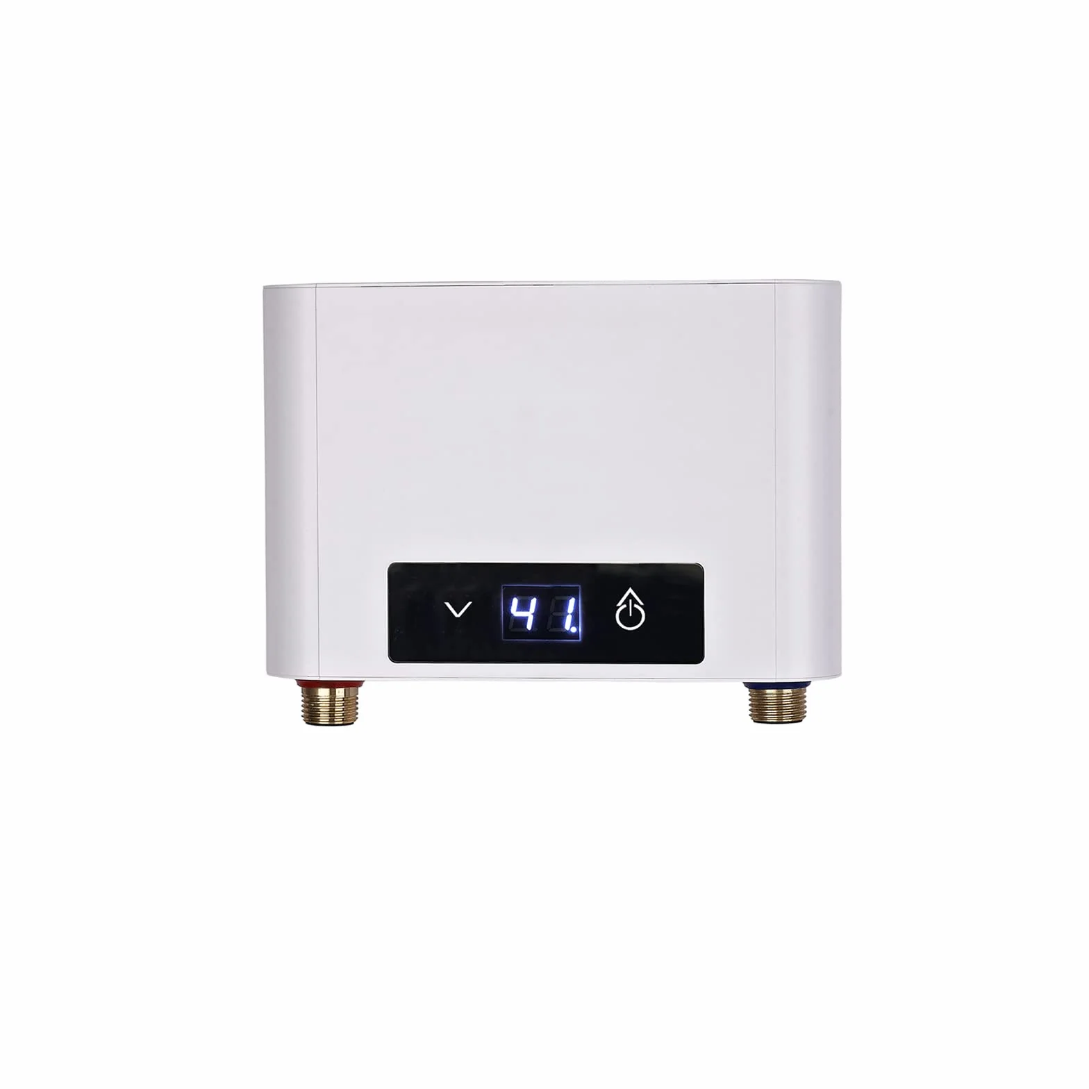 Riscaldamento elettronico istantaneo doccia, 220 V, scaldabagno elettrico a scelta della temperatura 30 – 52 °C con kit doccia, per lavabi a mano, cucina, bagno, lavandino (3500 W senza set doccia