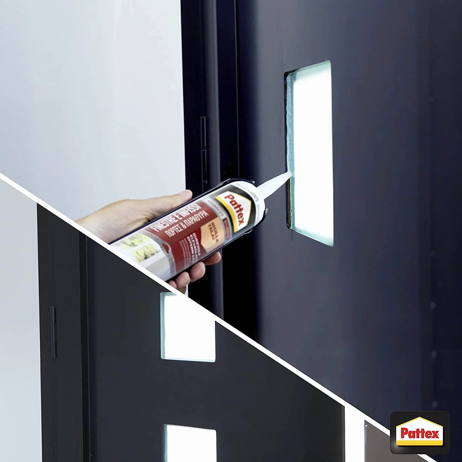 Pattex Silicone Bianco Neutro a Basso Modulo 280 ml per Finestre e Infissi