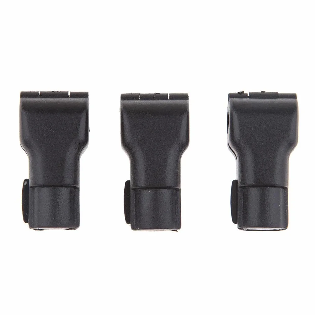 100 Pezzi Blocco di Fermo Antifurto Lucchetto per Gancio Serratura per Espositori di Chiusura Efficace Adatto per Pannelli E, Nero, 5 mm